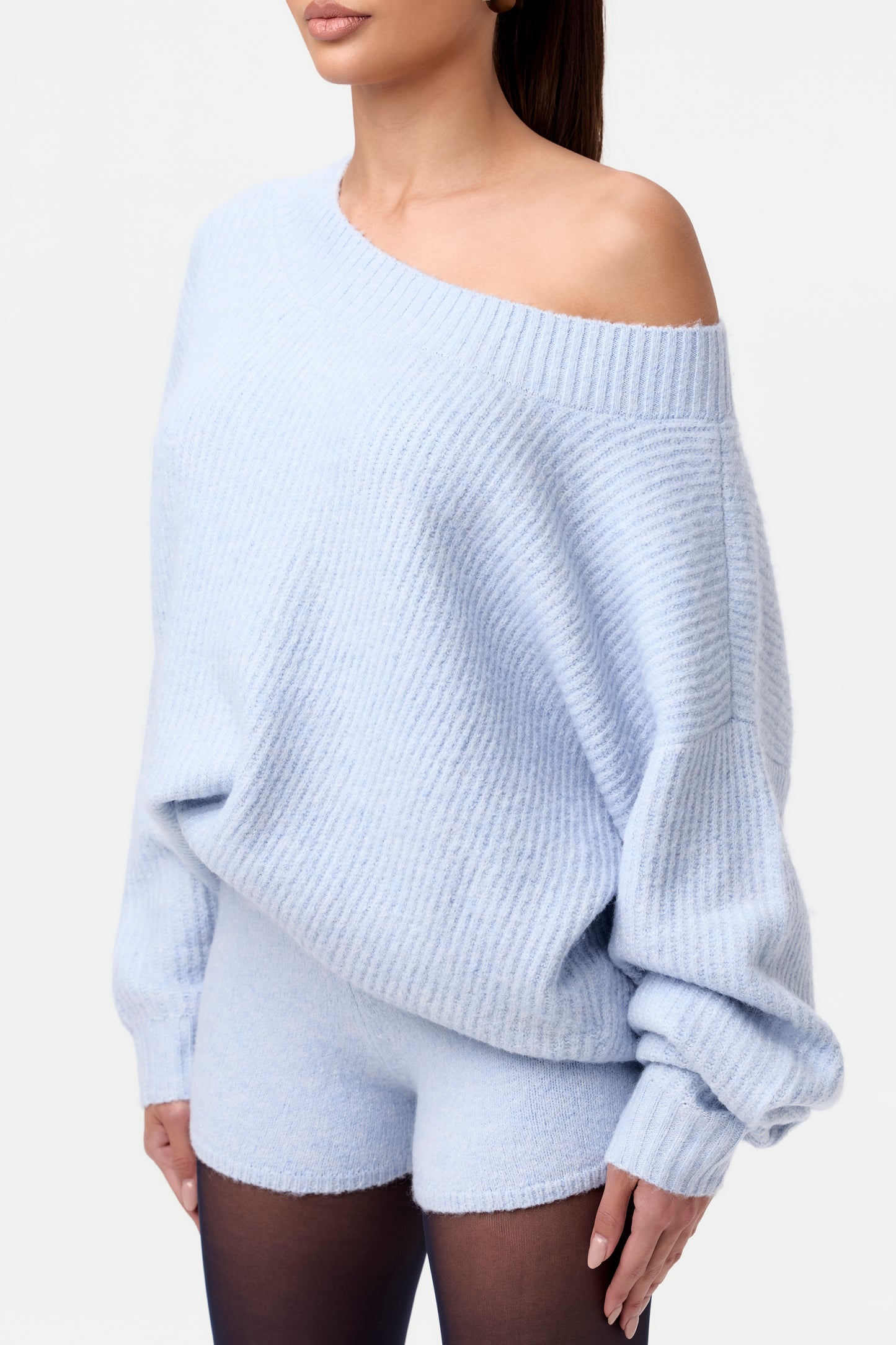 Knit Off-Shoulder Sweater