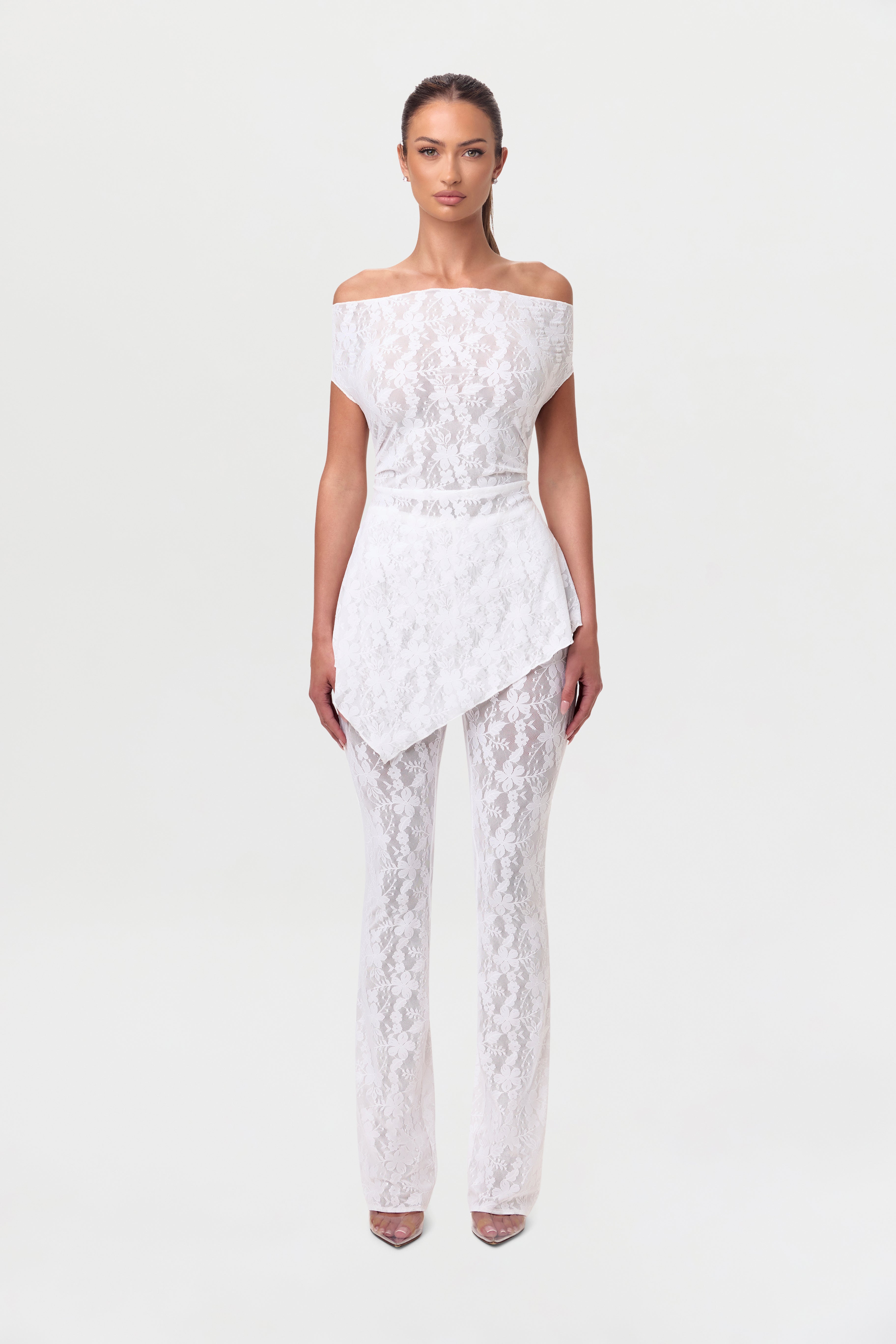 Stretch Lace Bootcut Pant