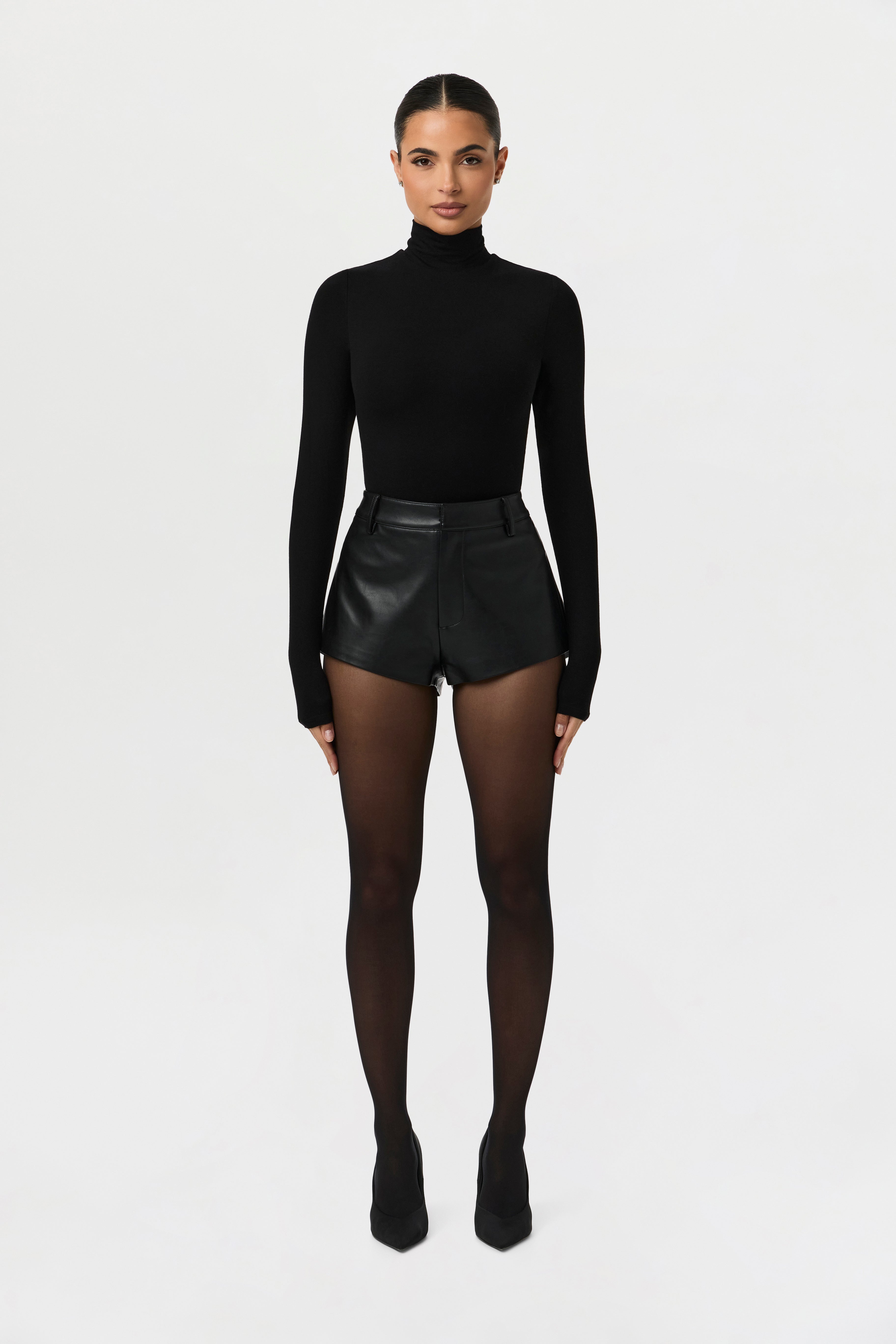 Vegan Leather Hot Pants – Naked Wardrobe