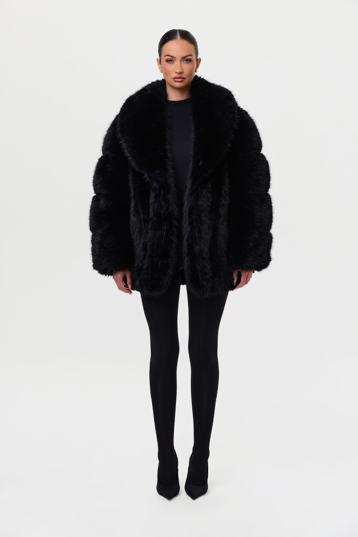 Faux Fur Pelted Jacket