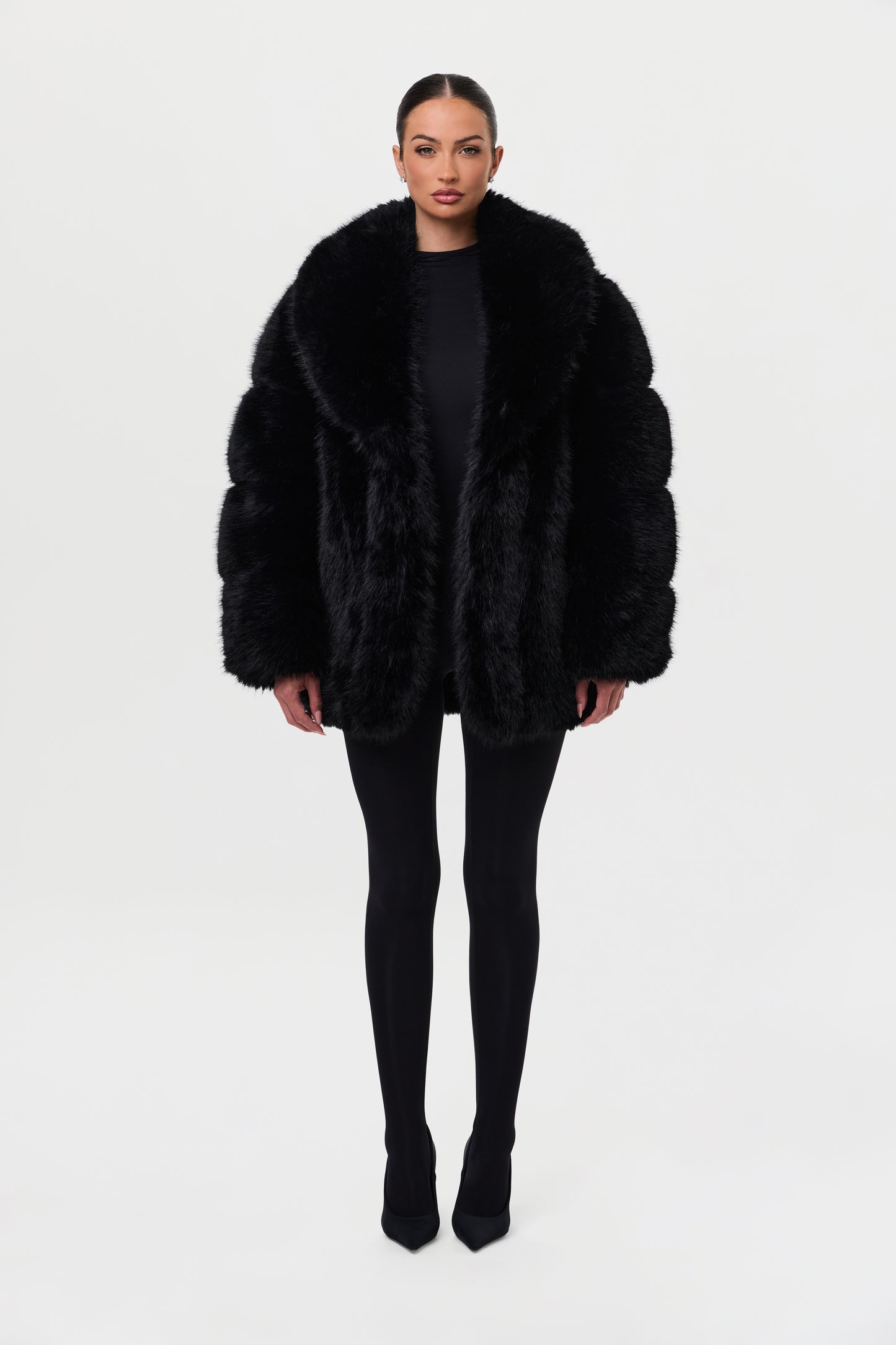 Faux Fur Pelted Jacket