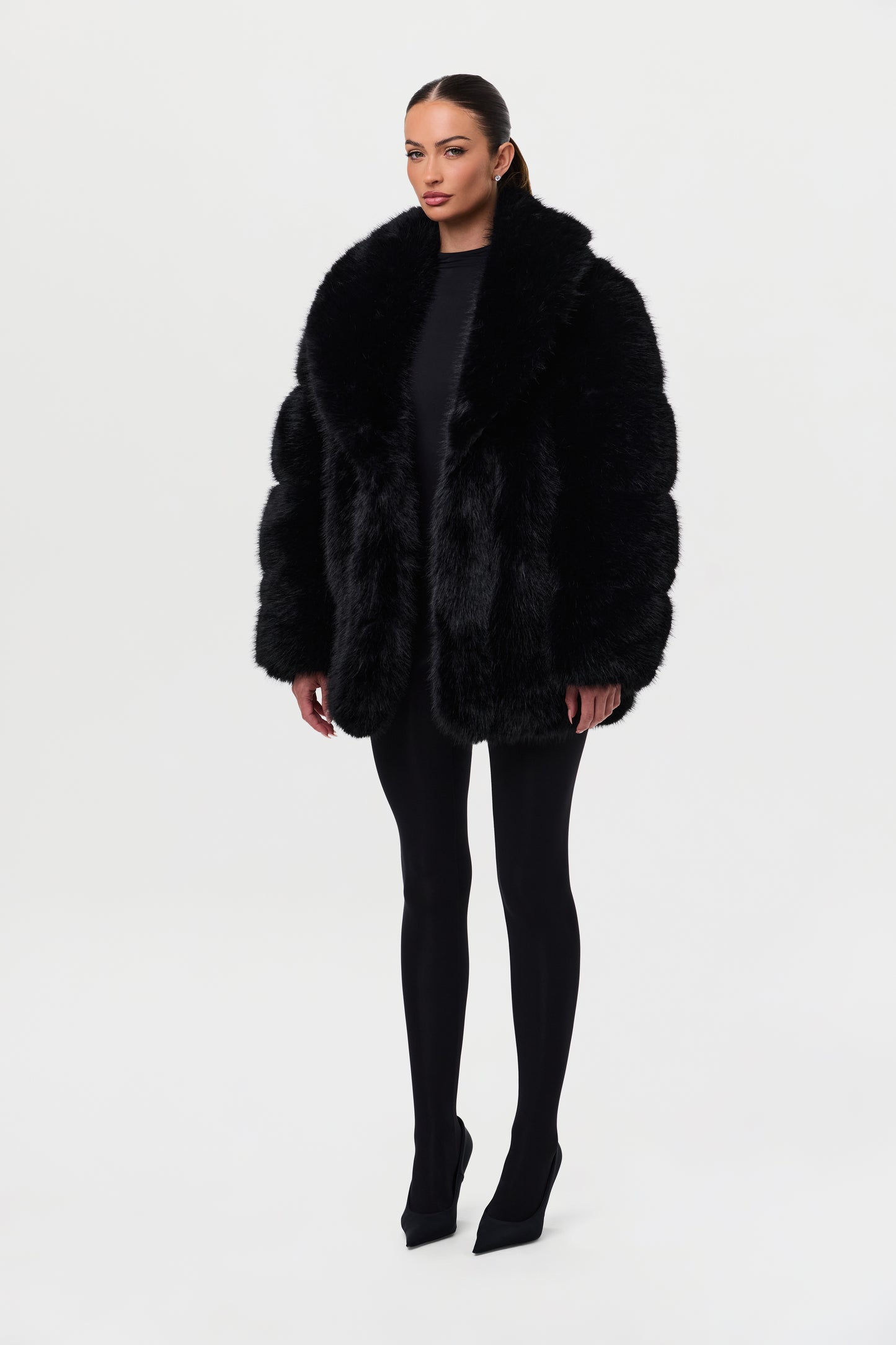 Faux Fur Pelted Jacket