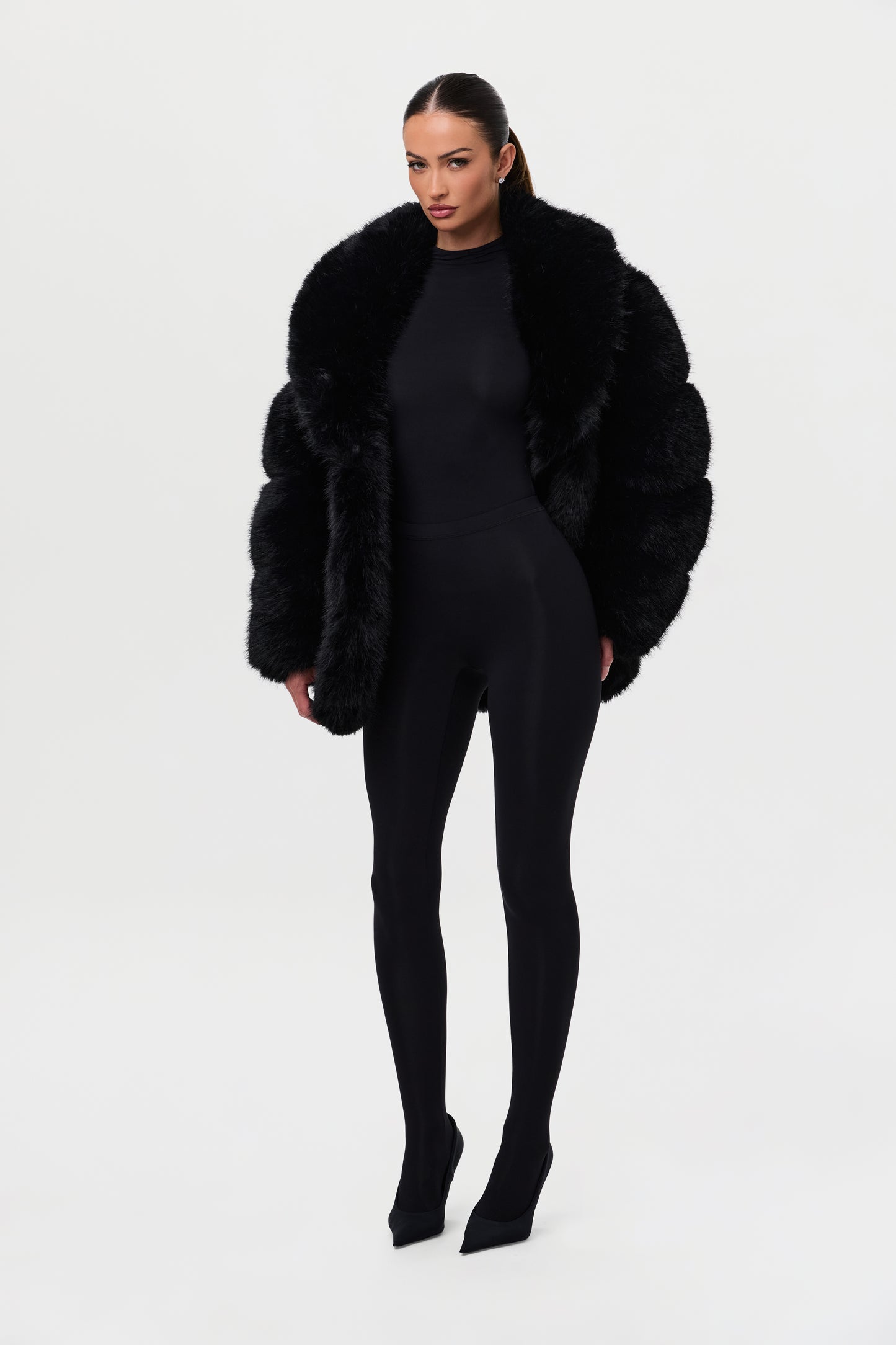 Faux Fur Pelted Jacket