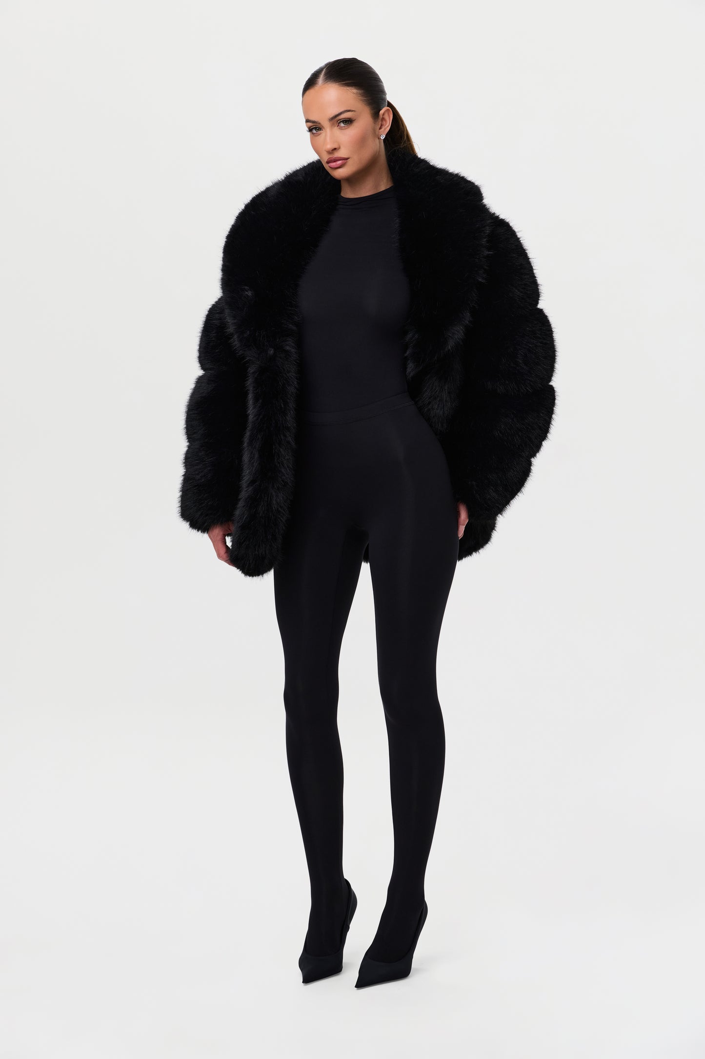 Faux Fur Pelted Jacket