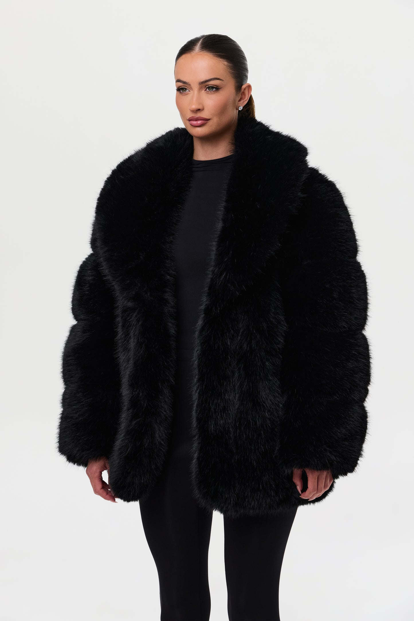 Faux Fur Pelted Jacket