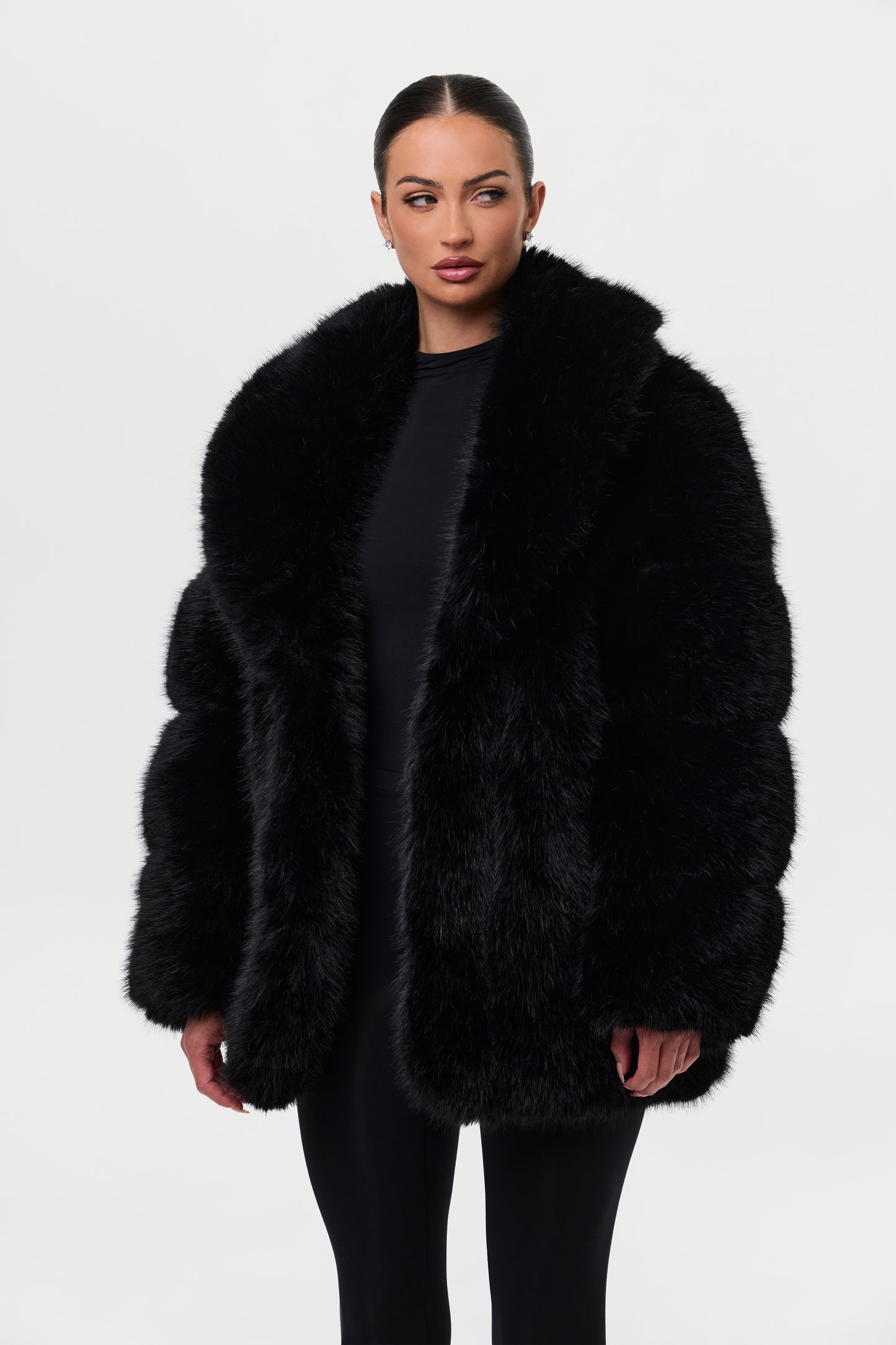 Faux Fur Pelted Jacket