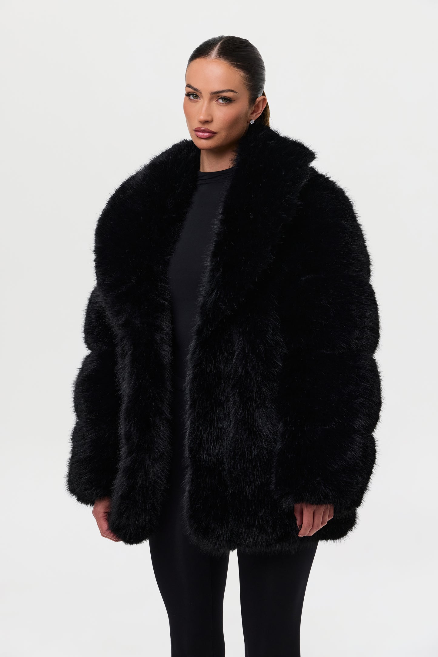 Faux Fur Pelted Jacket