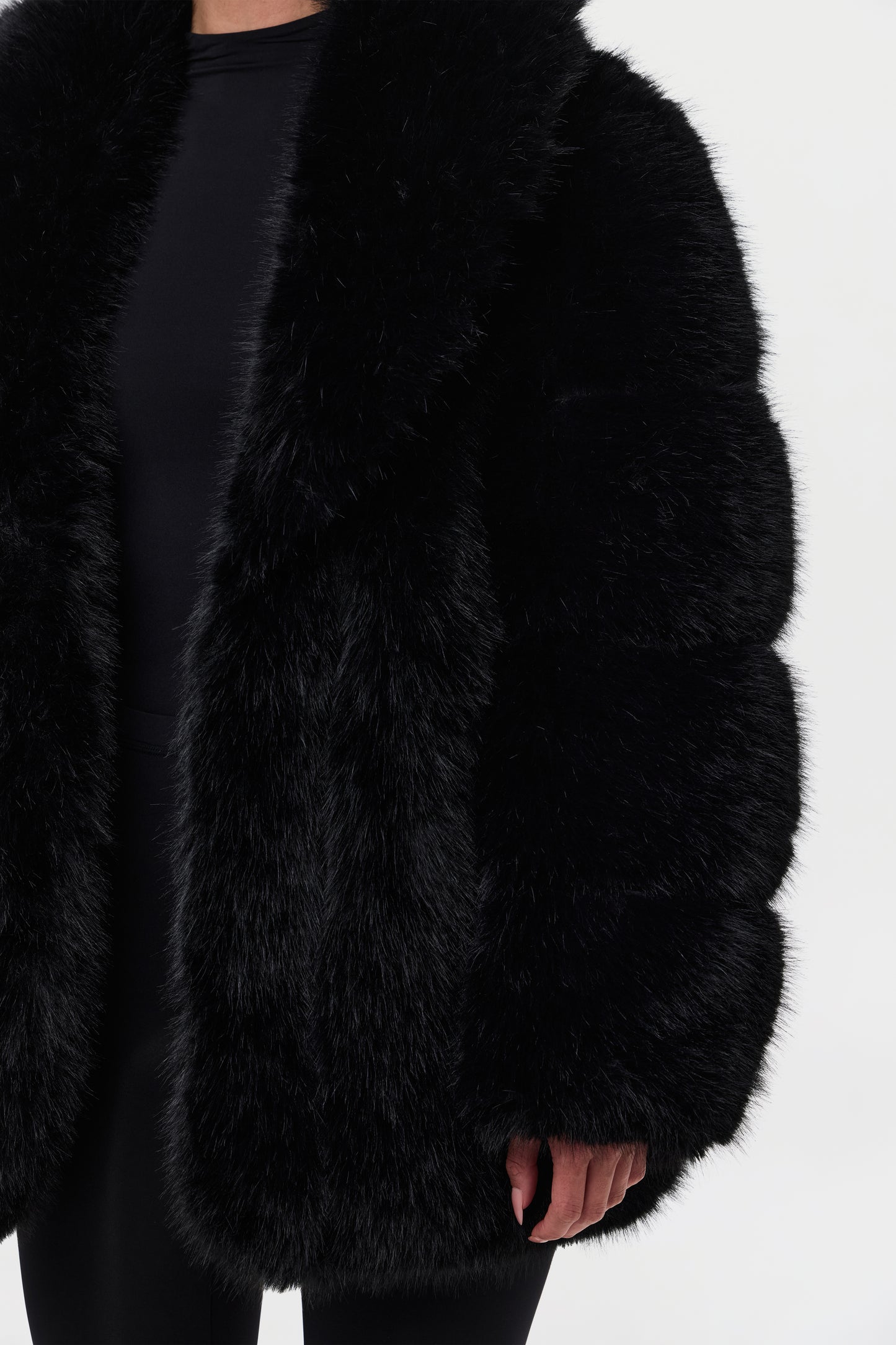 Faux Fur Pelted Jacket