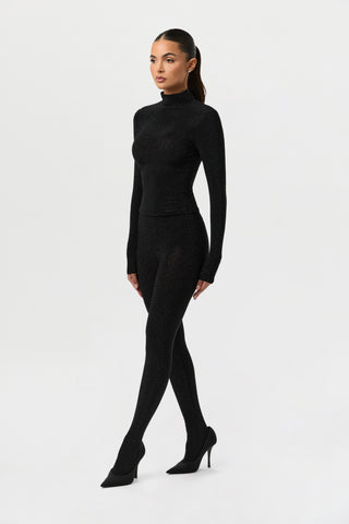 Crystal Closed Toe Leggings