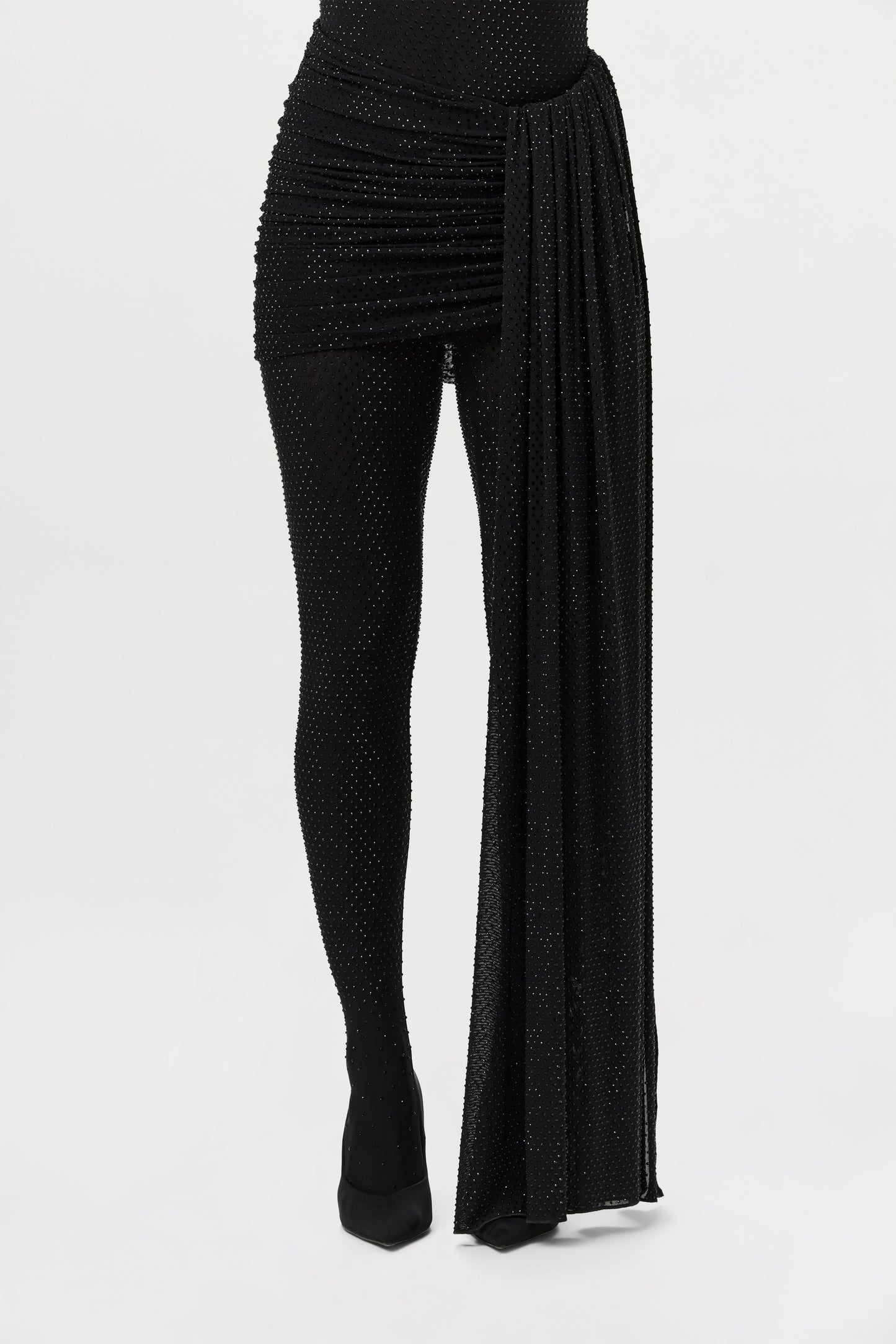 Crystal Closed Toe Leggings