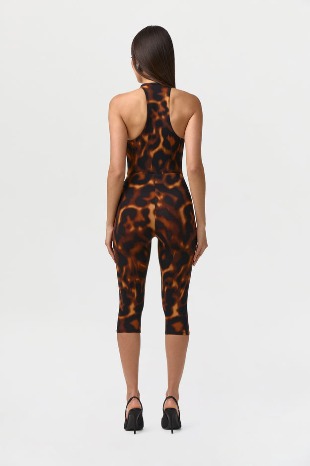 Naked Print Capri Legging