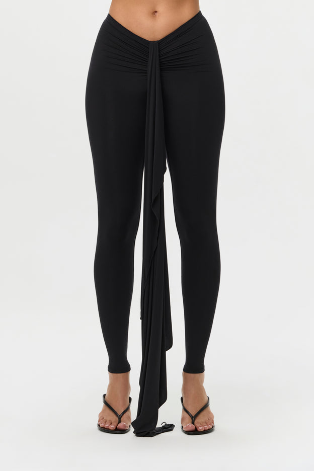 Naked V-Waist Drape Leggings Petite