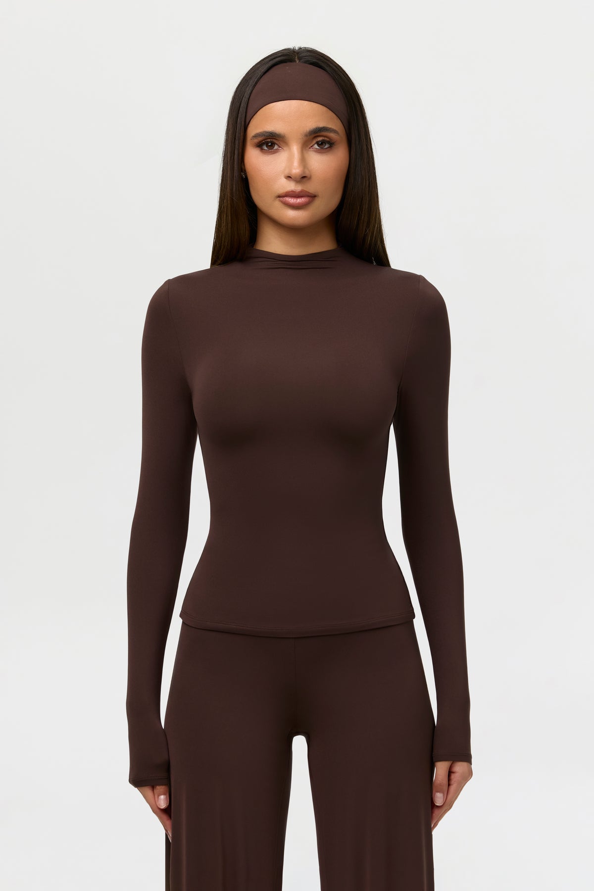 Naked Mock Neck Top