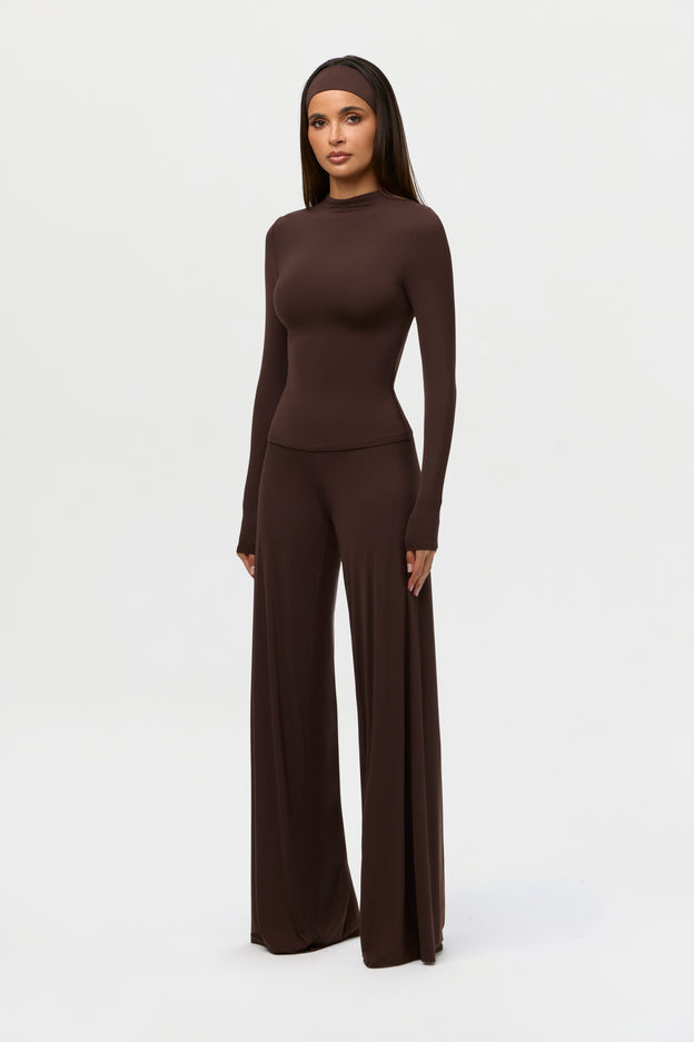 Naked Mock Neck Top