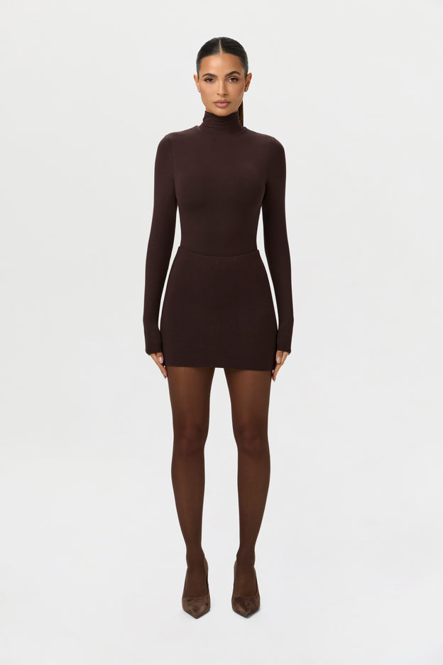 Butter Contour Mini Skirt