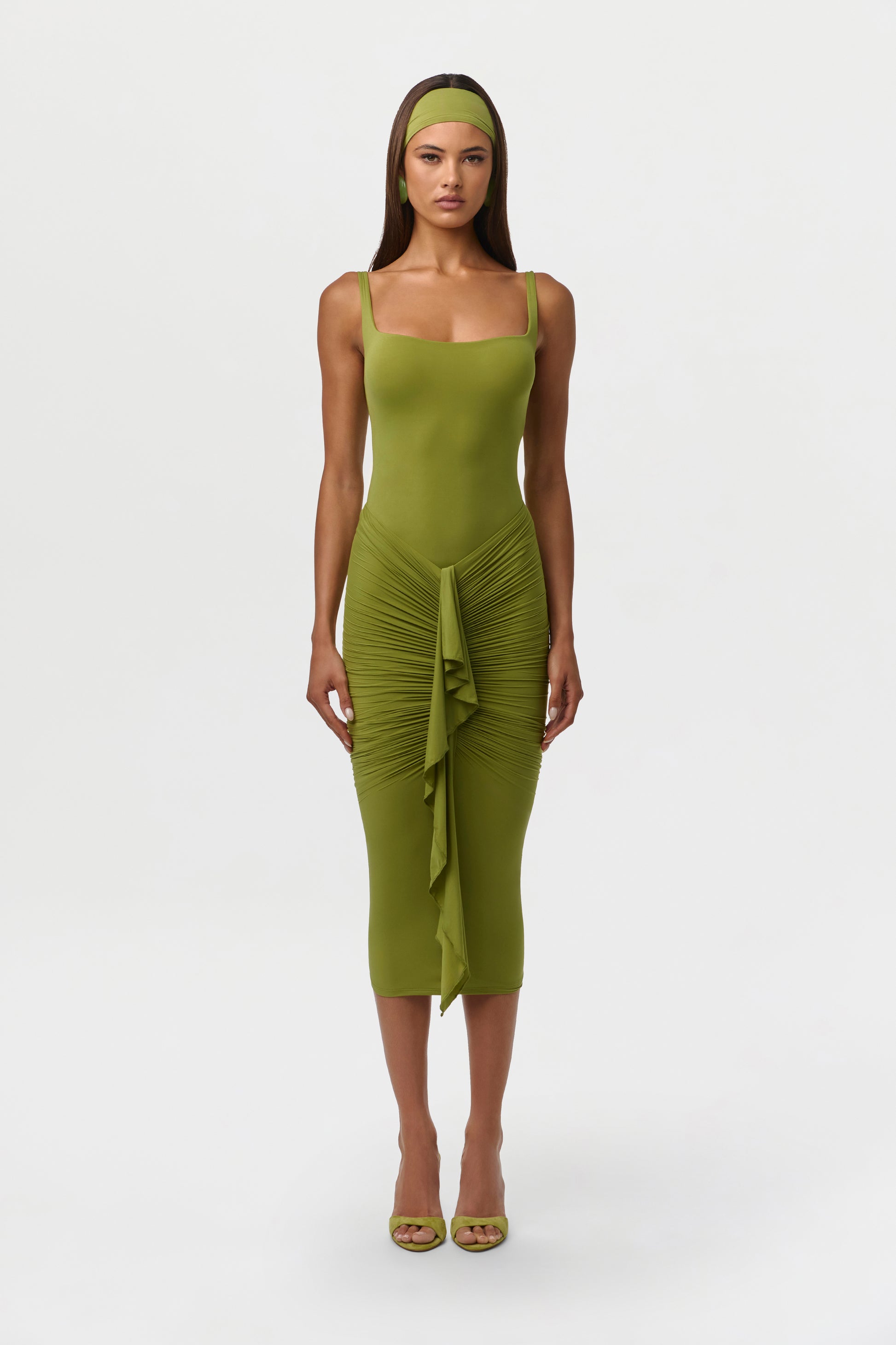 Naked Scoop Tank Bodysuit