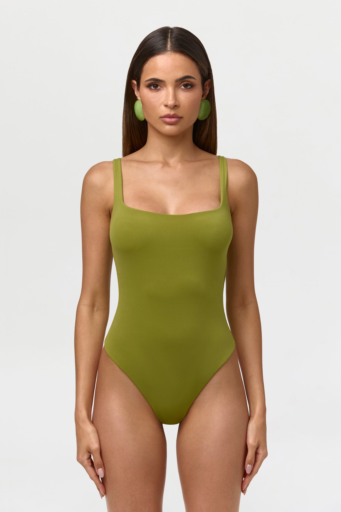 Naked Scoop Tank Bodysuit