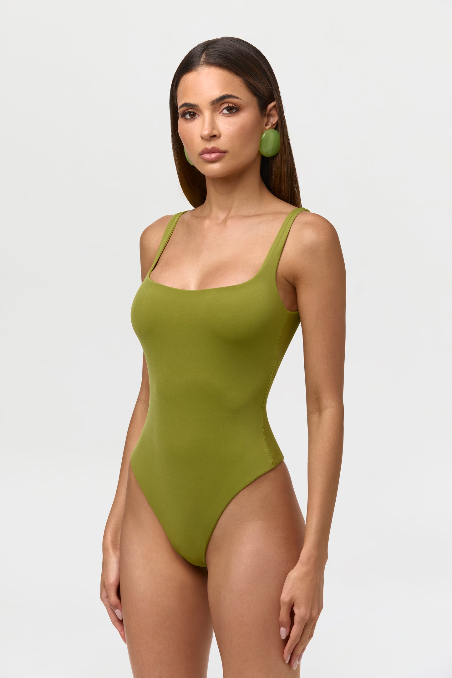 Naked Scoop Tank Bodysuit