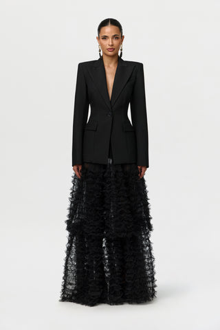 Mesh Tulle Maxi Skirt