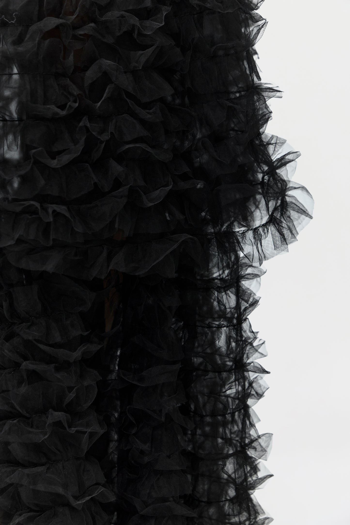Mesh Tulle Maxi Skirt