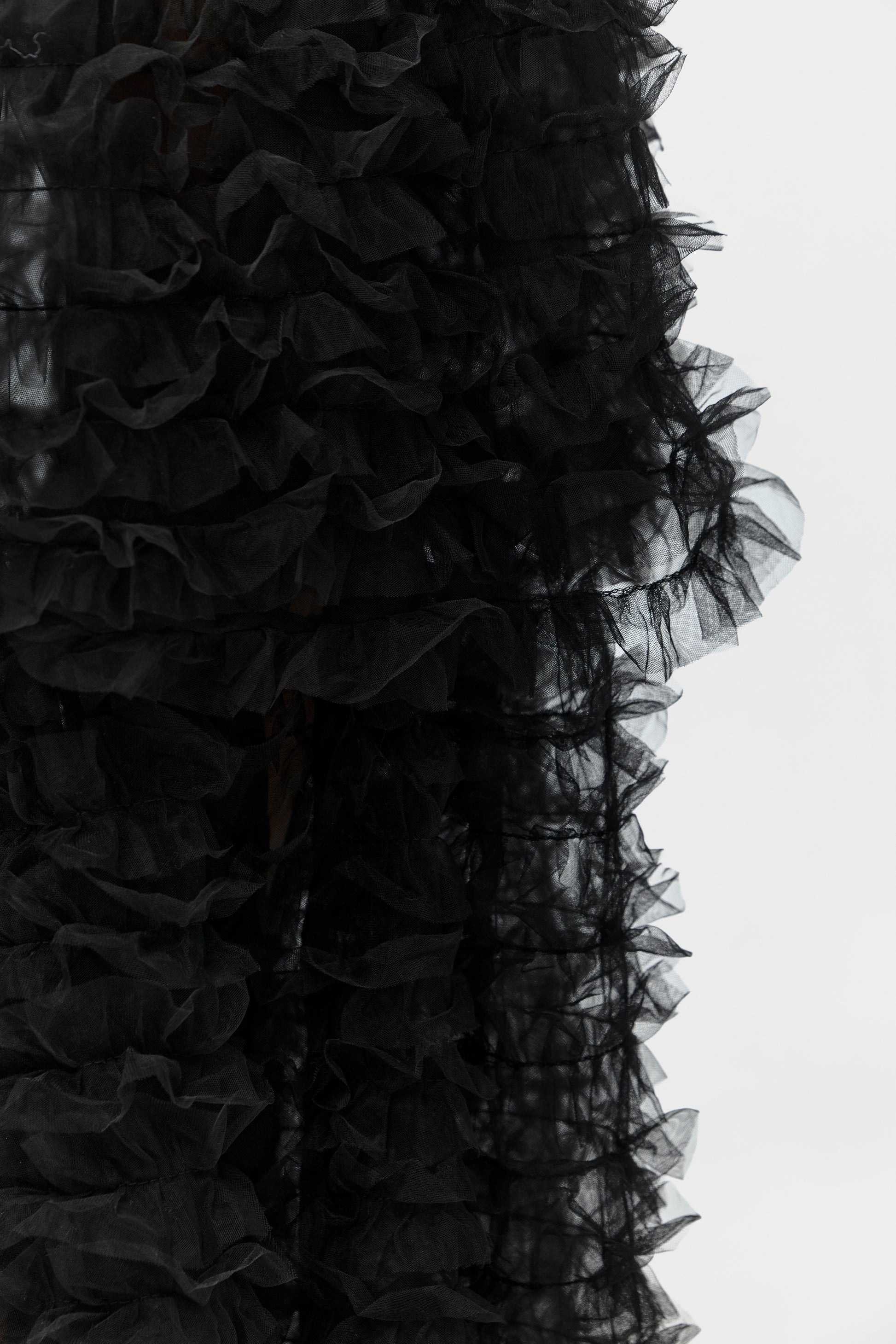 Mesh Tulle Maxi Skirt