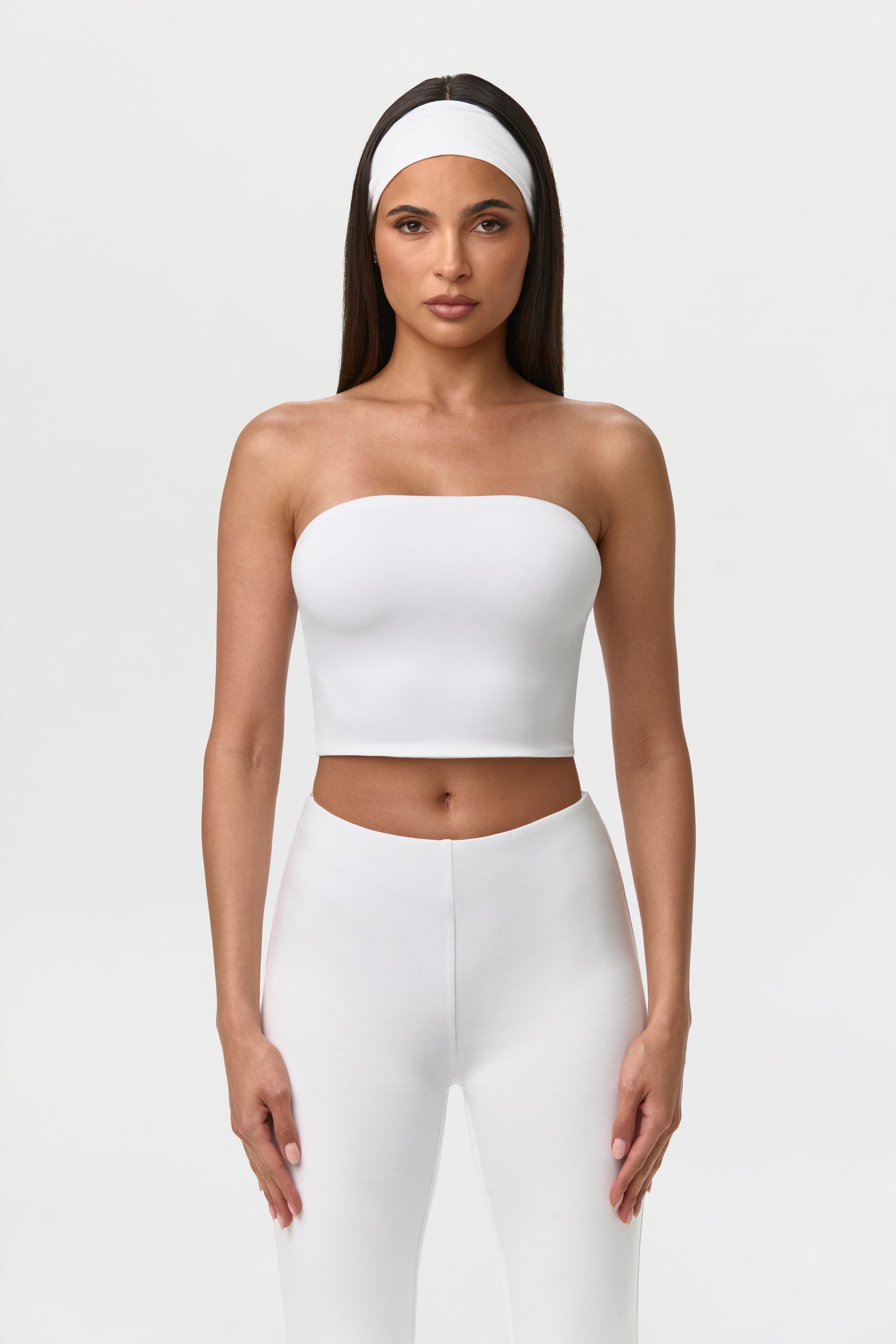 White Smooth Tube Top