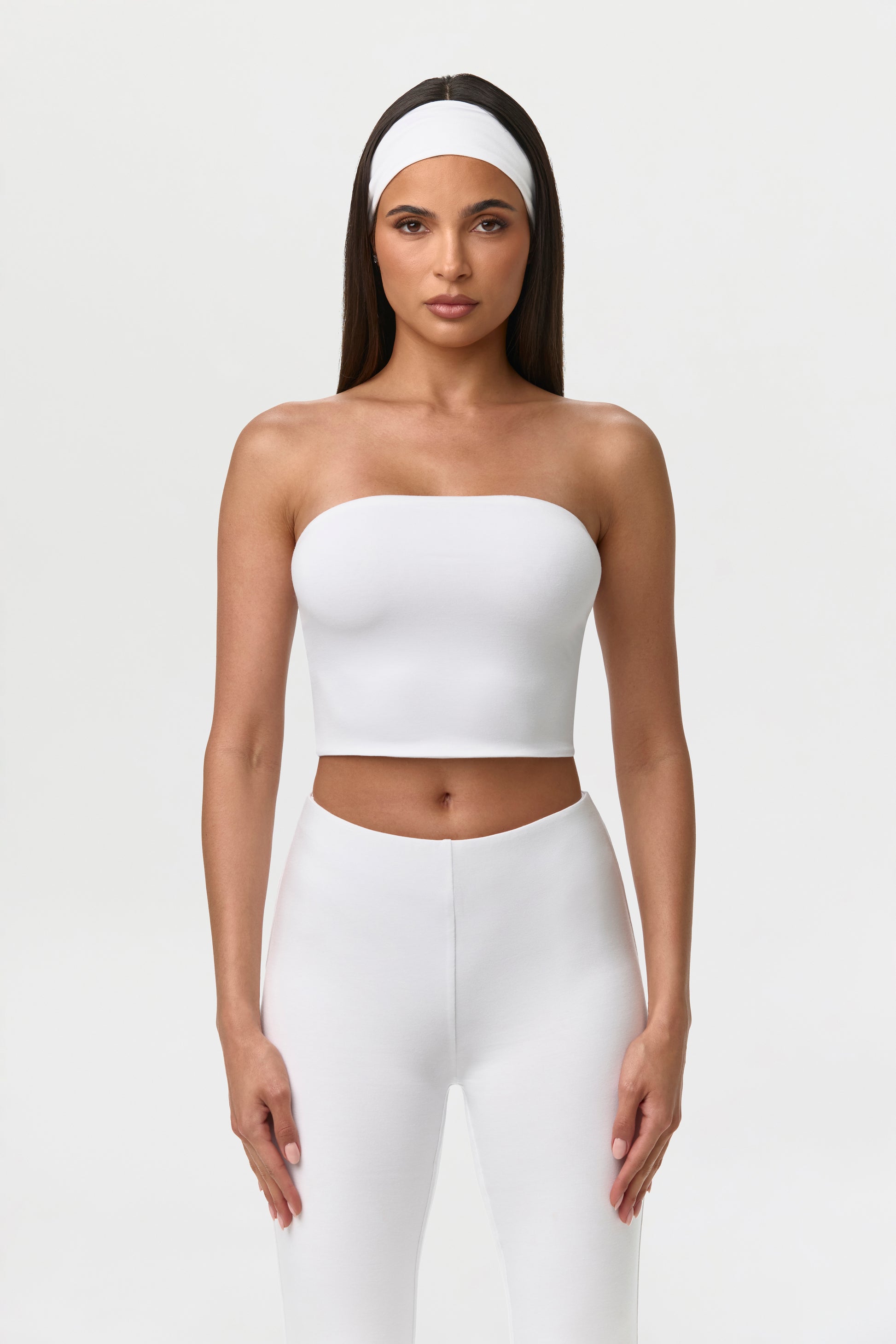 White Smooth Tube Top