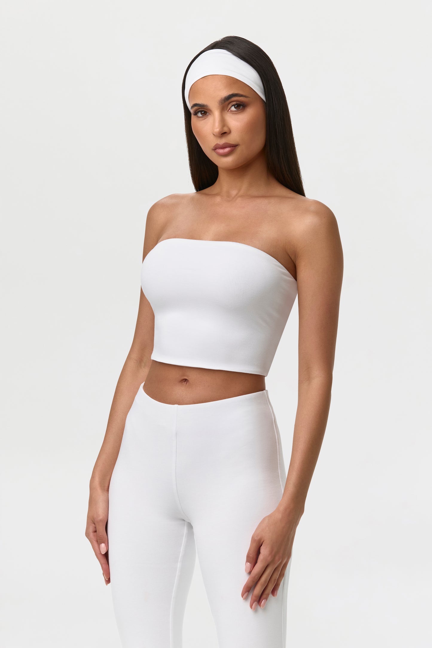 White Smooth Tube Top