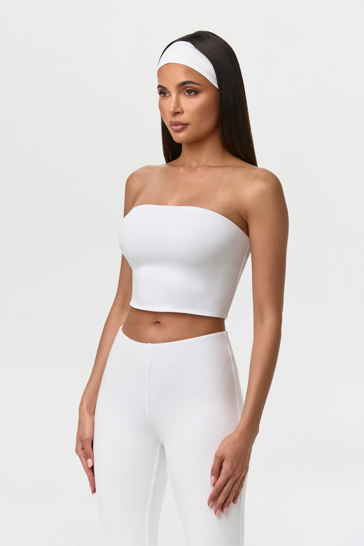 White Smooth Tube Top