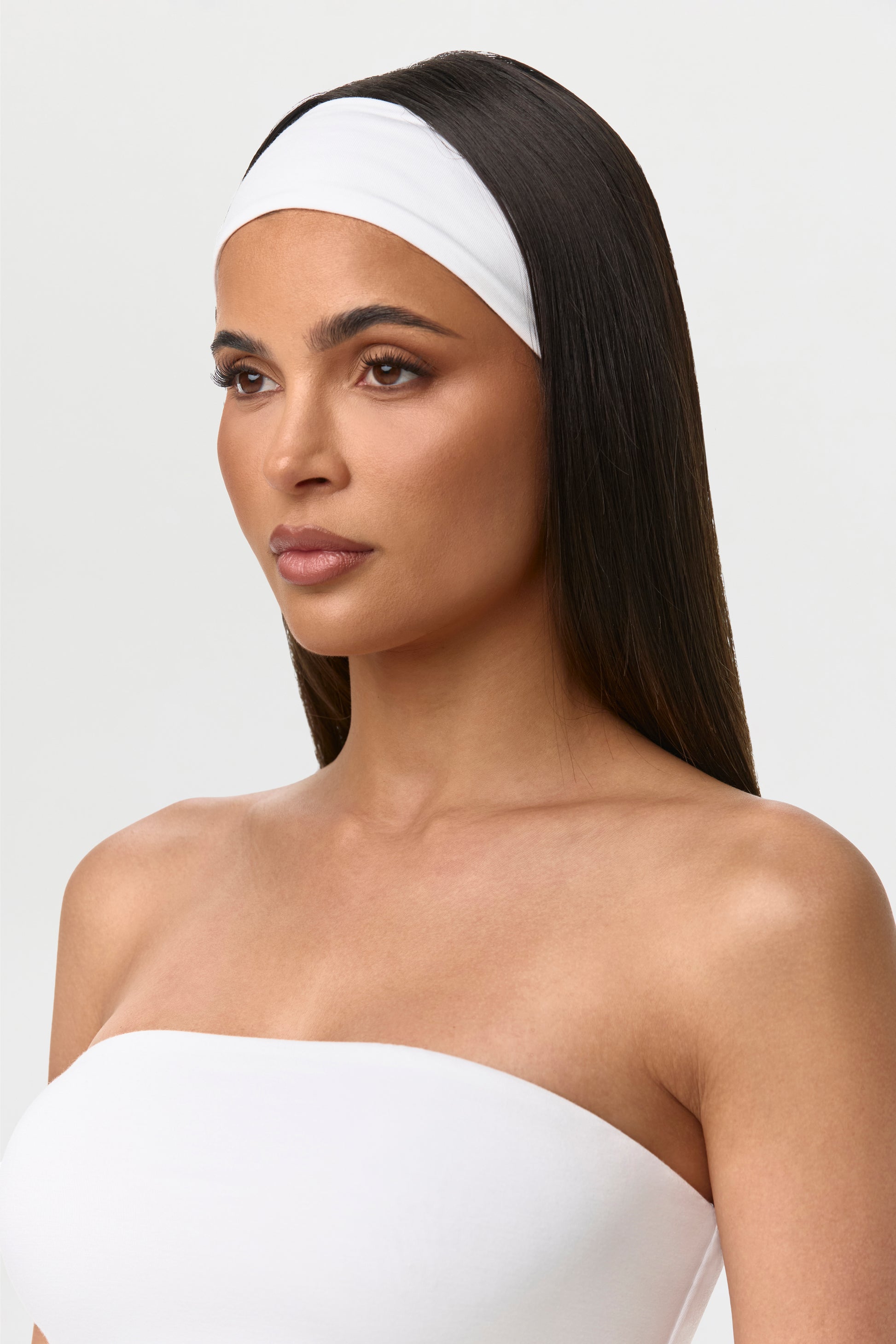 White Smooth Headband