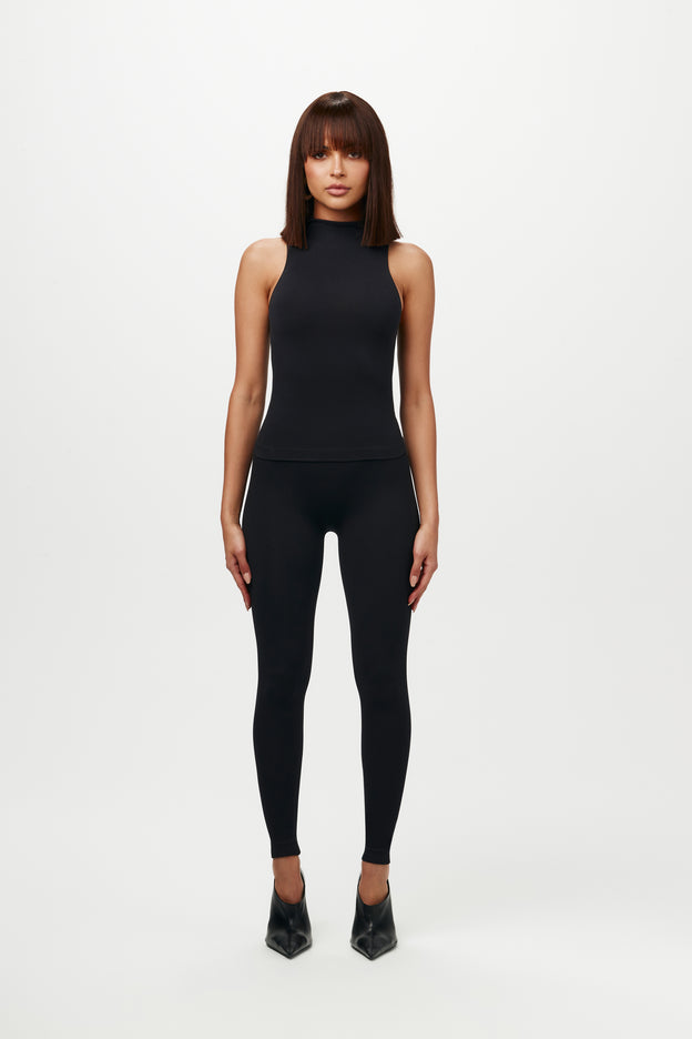 Sculpt Seamless Sleeveless Ribbed Top