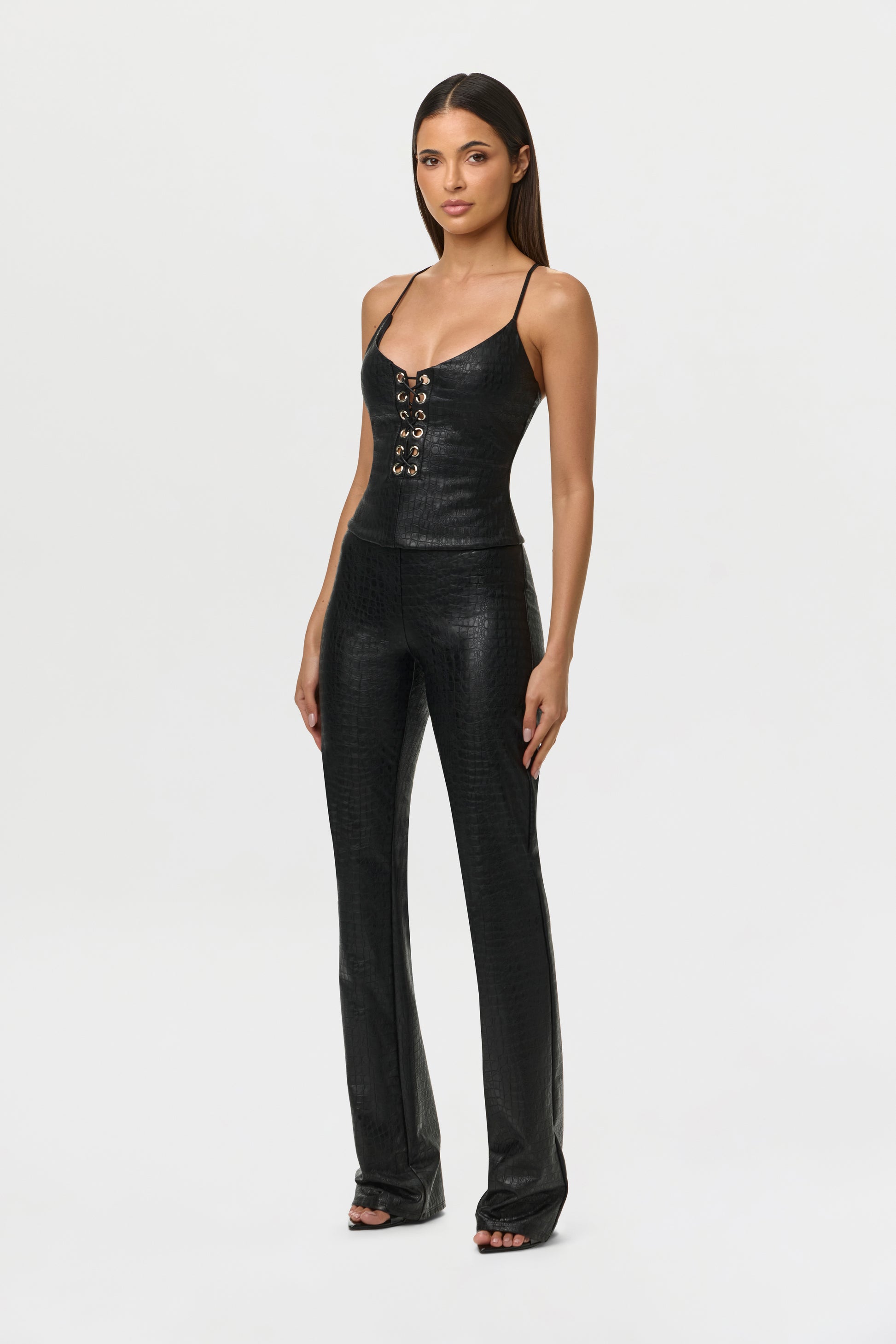 Croc Bootcut Pants