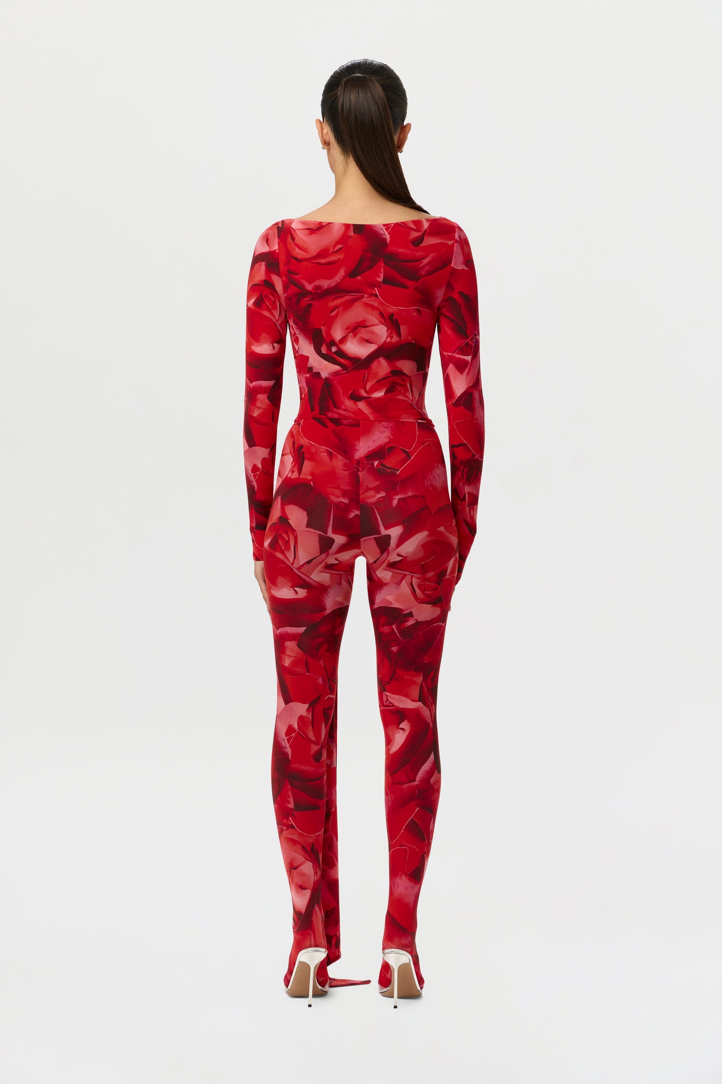 Bare Body Print Closed Toe Leggings