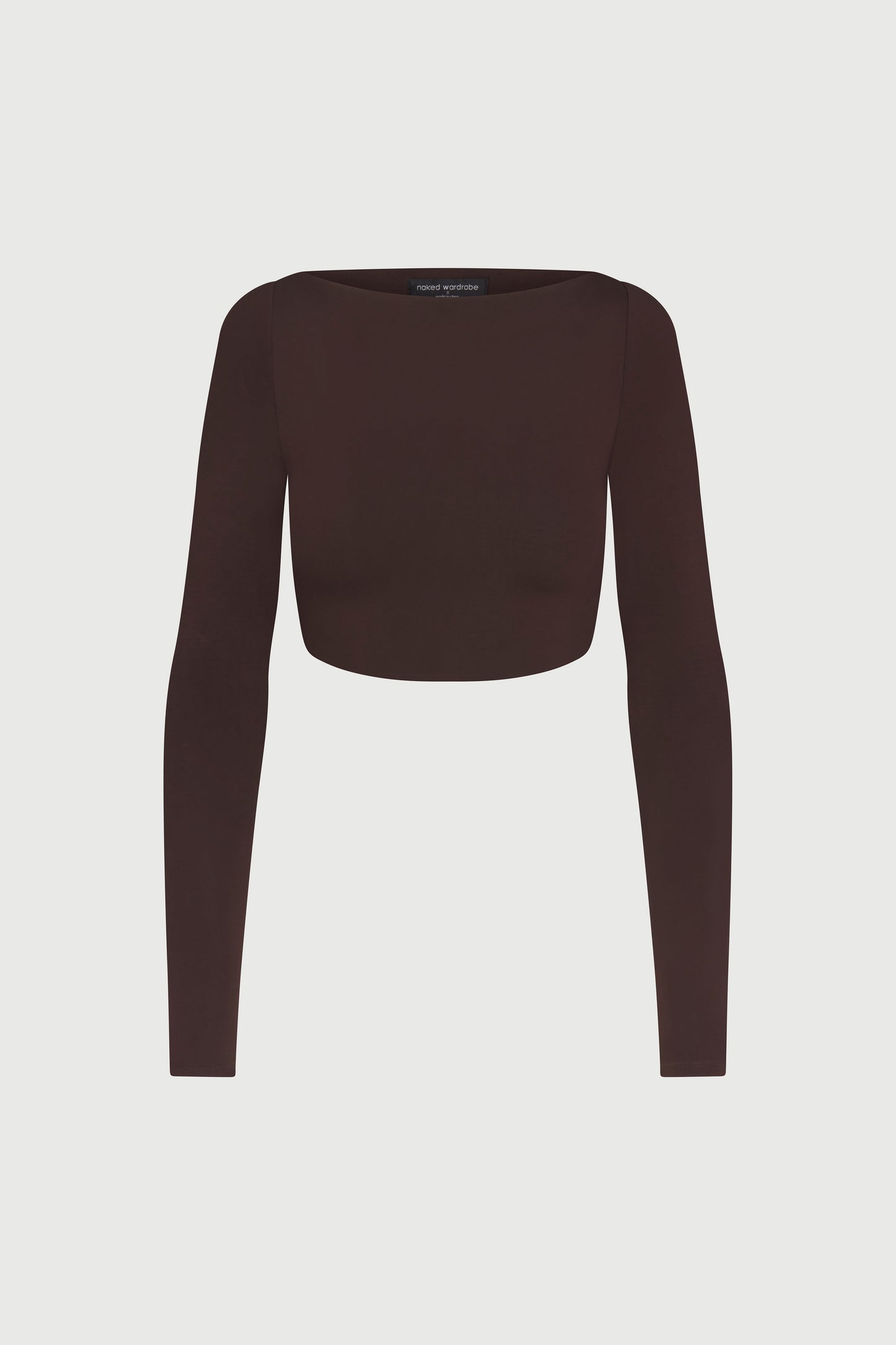 Smooth Boatneck Crop Top