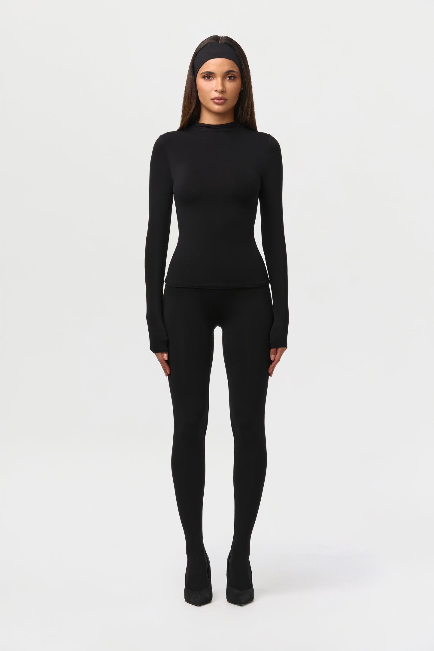 Naked Mock Neck Top