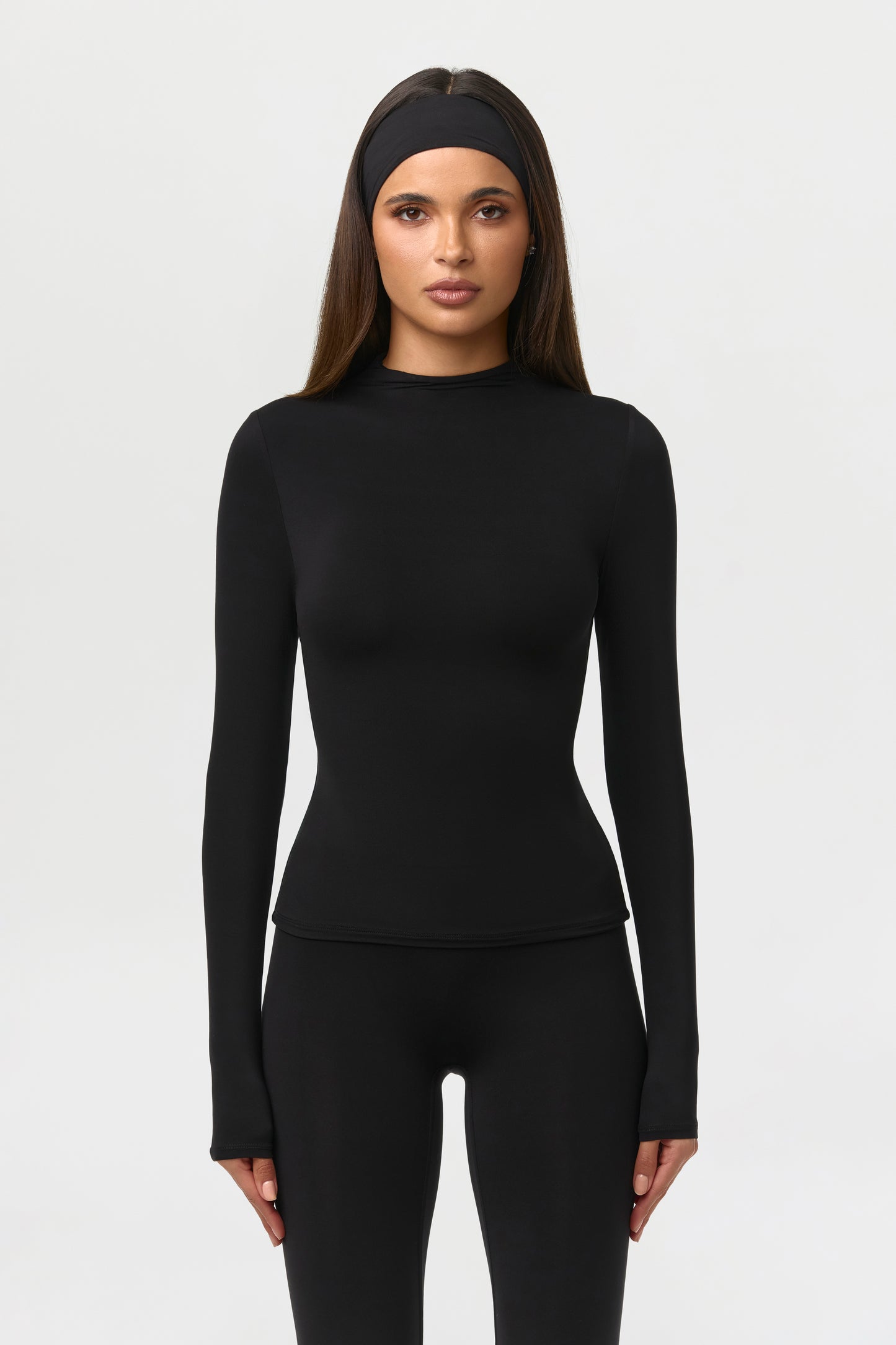 Naked Mock Neck Top
