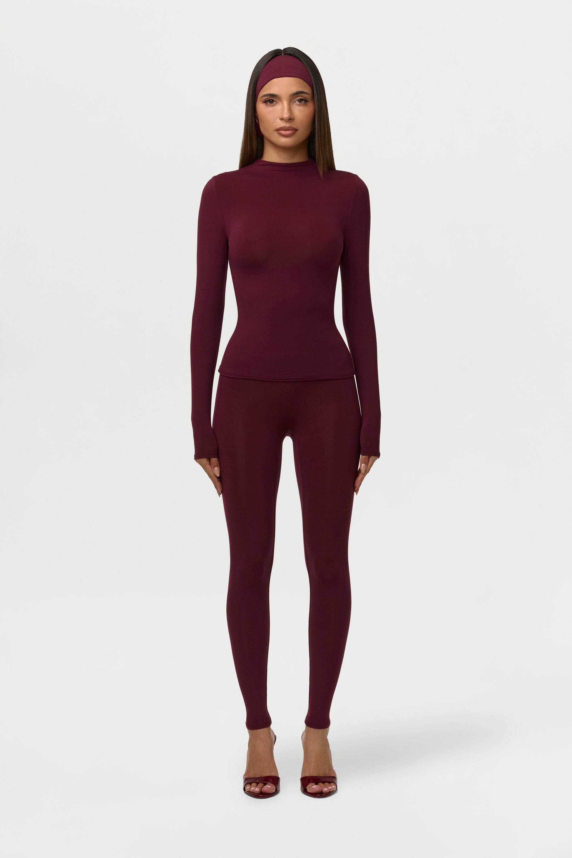Naked Mock Neck Top