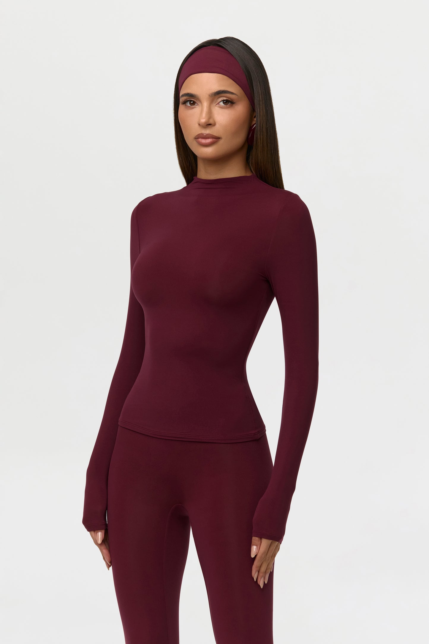 Naked Mock Neck Top