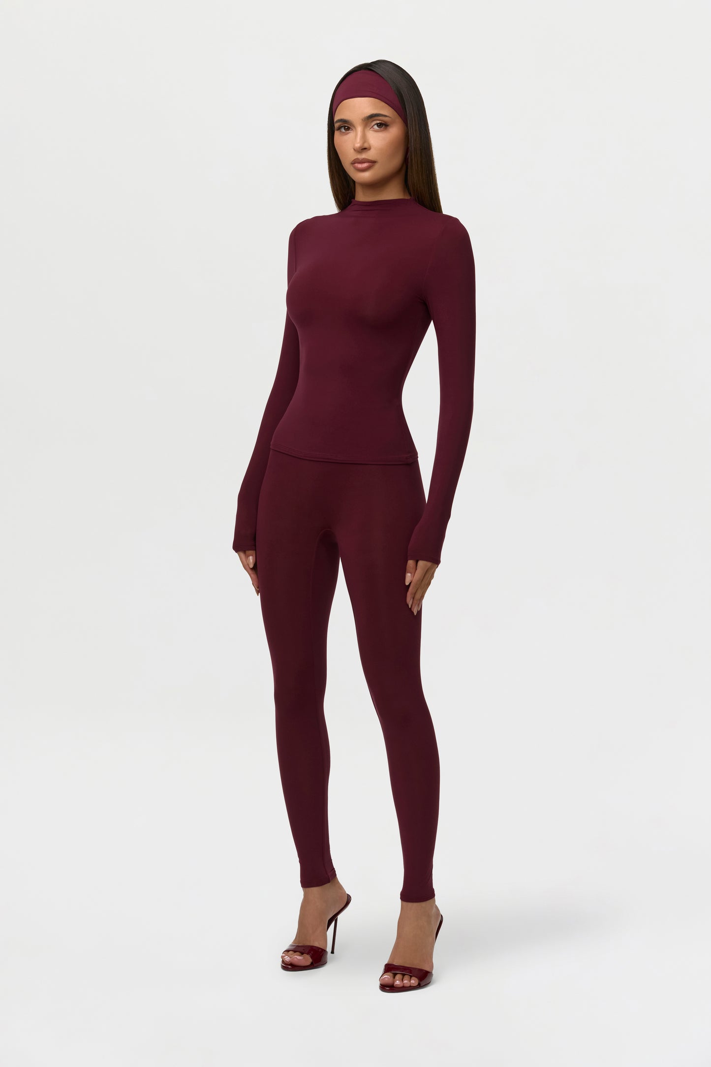 Naked Mock Neck Top