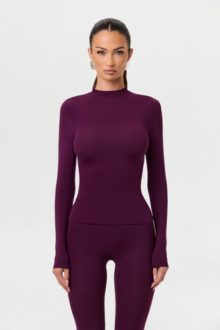 Naked Mock Neck Top
