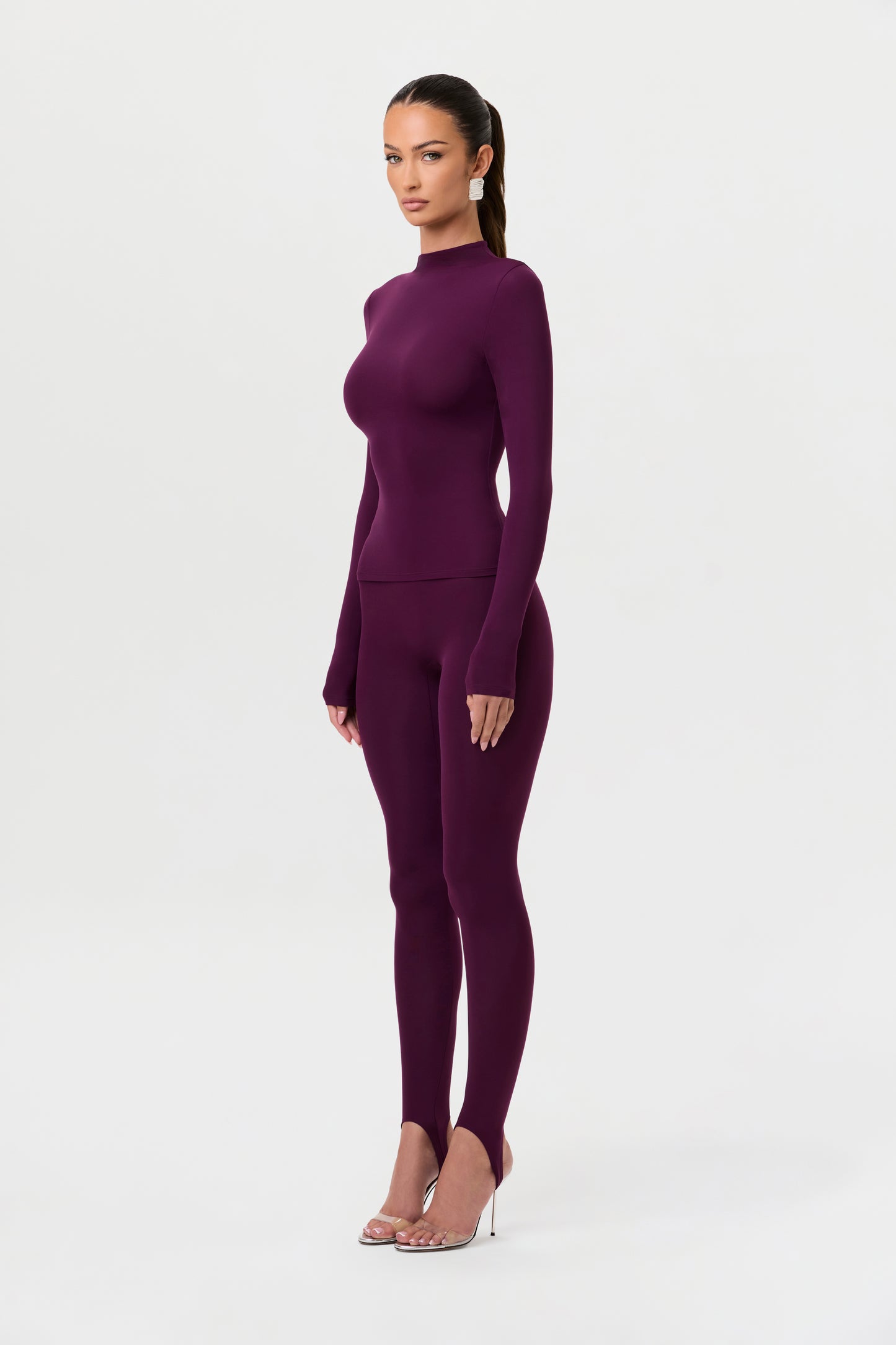 Naked Mock Neck Top