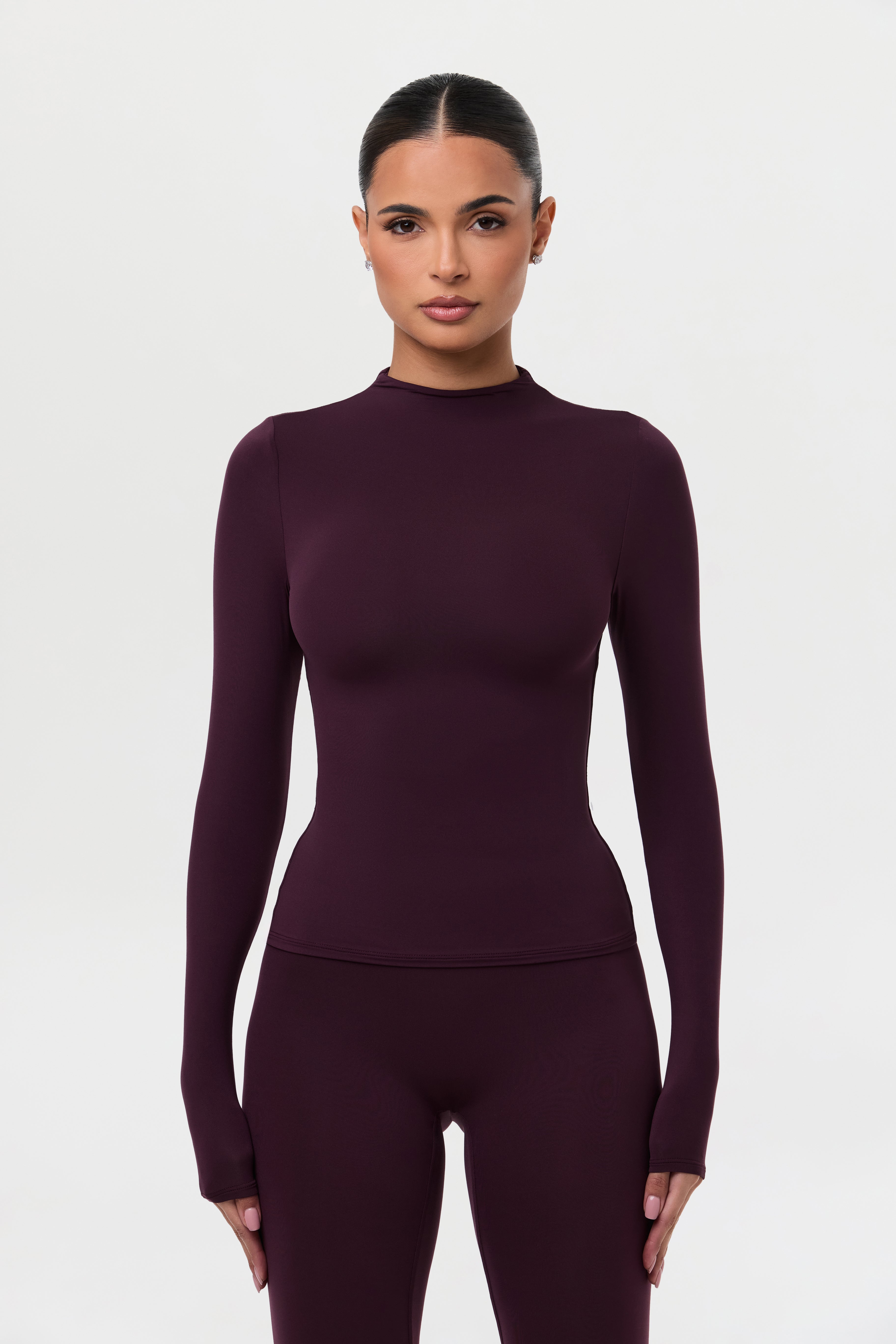 Naked Mock Neck Top