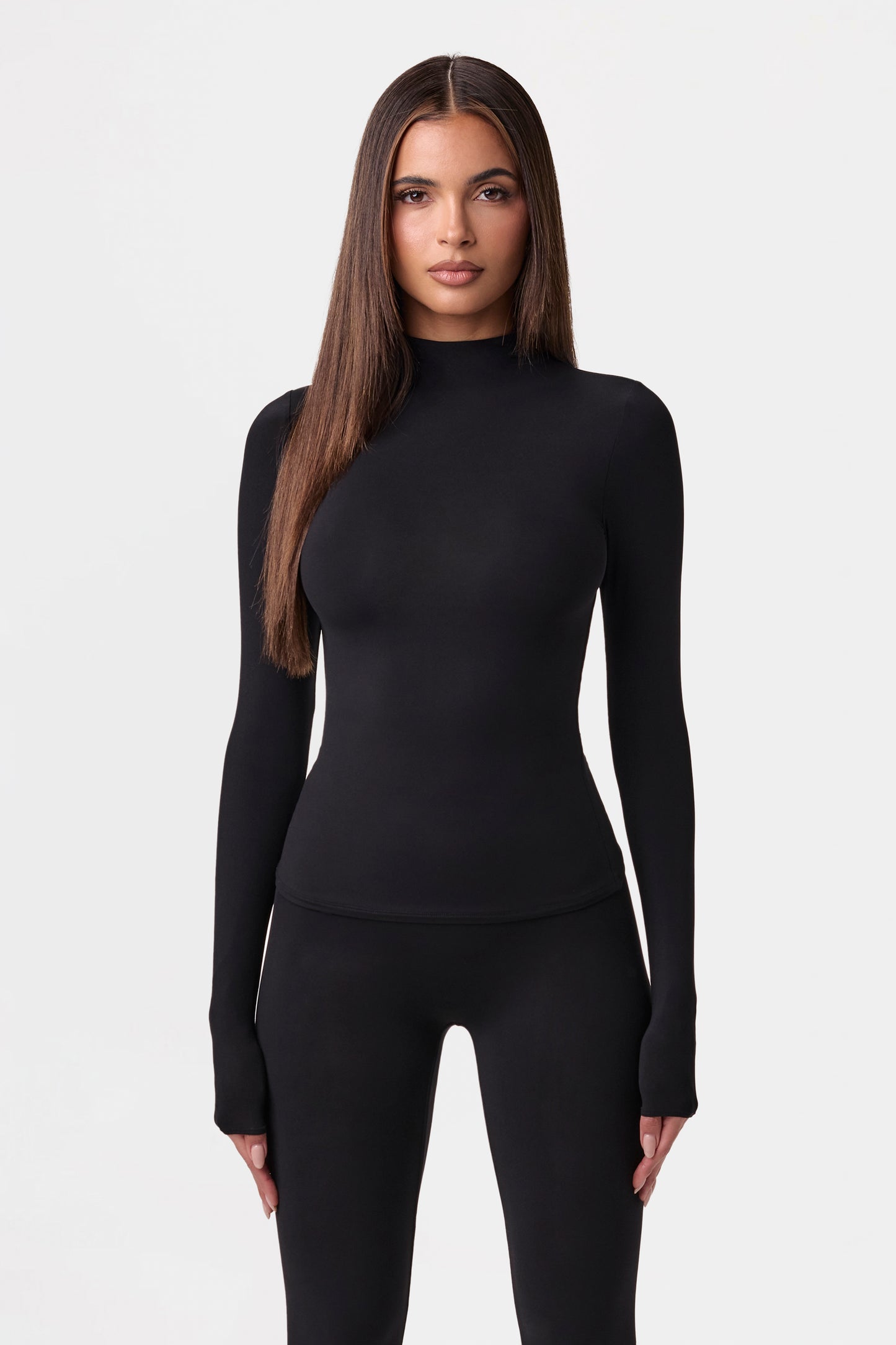 Naked Turtleneck Top