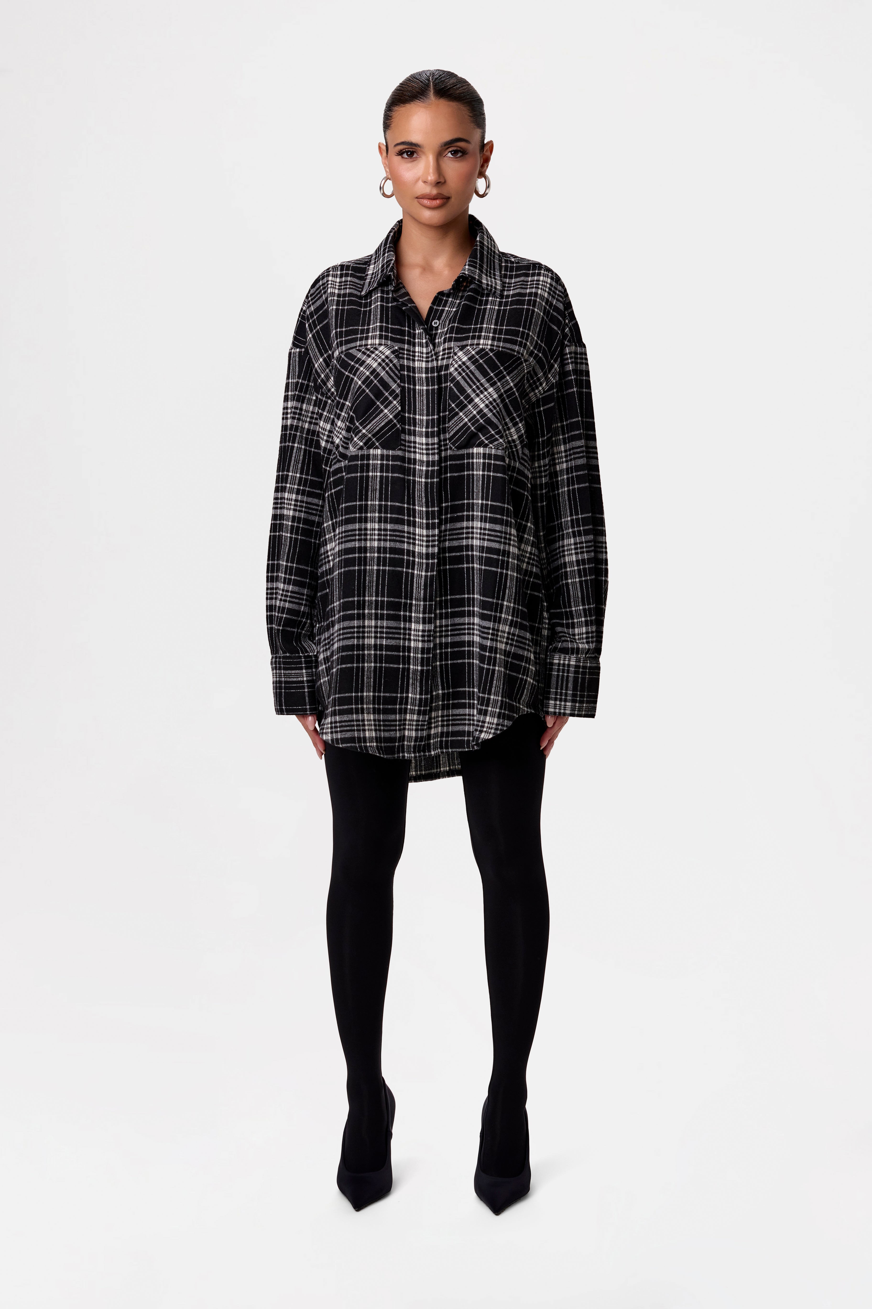 Boyfriend Flannel Button Up Shirt