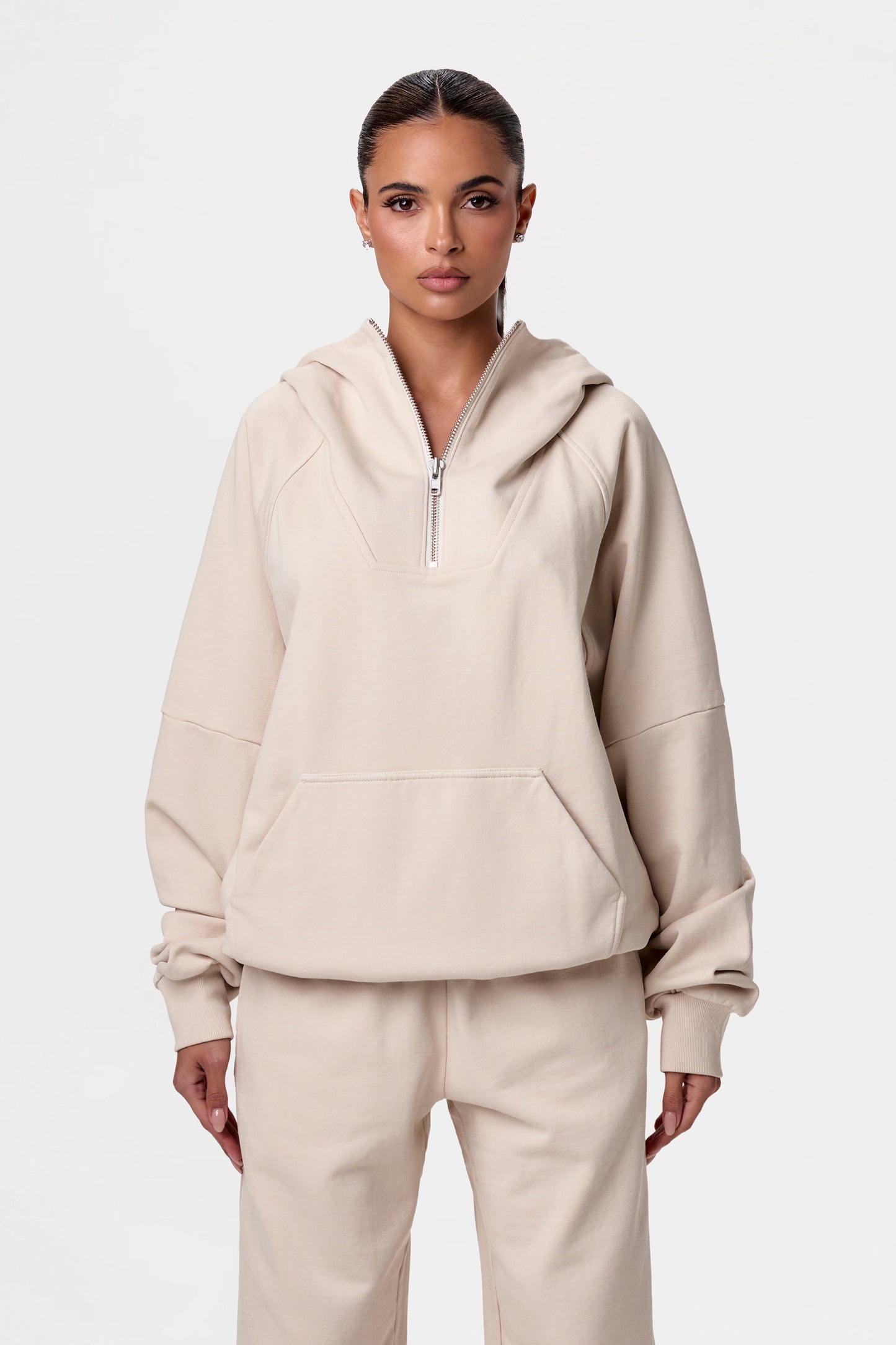 French Cotton-Terry Zip Up Hoodie