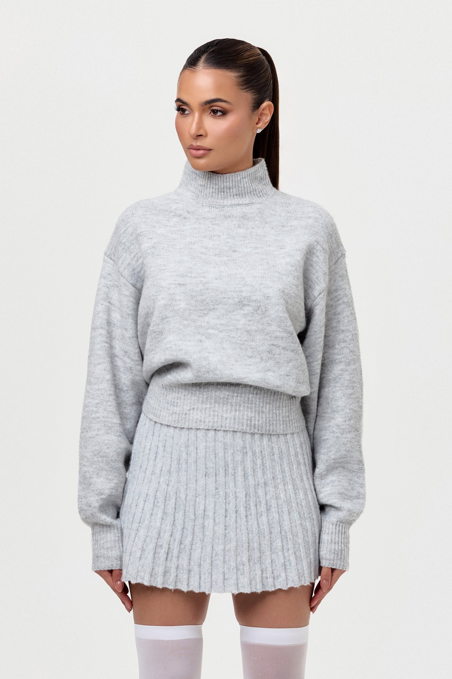 Knit Turtleneck Sweater