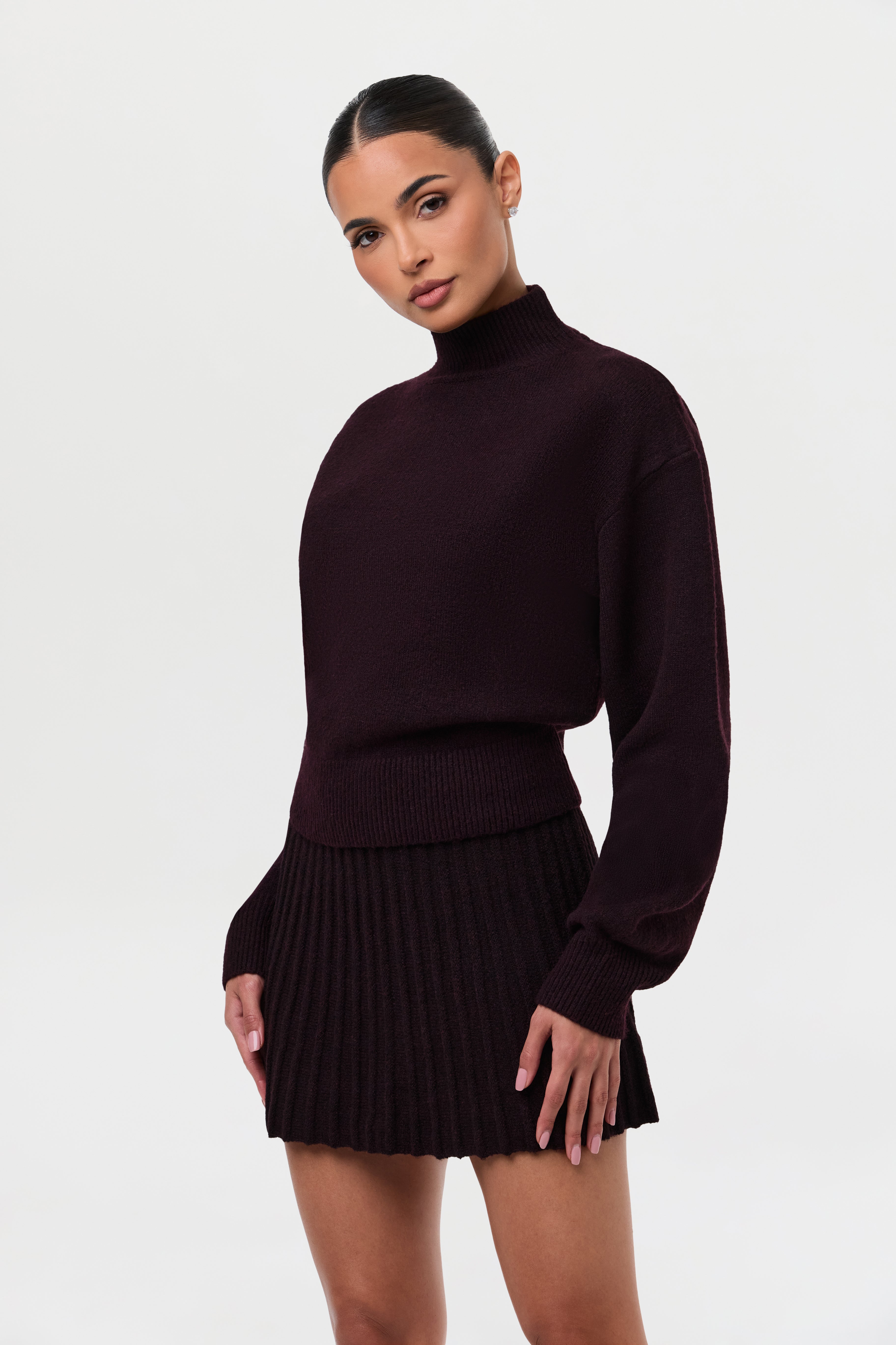 Knit Turtleneck Sweater