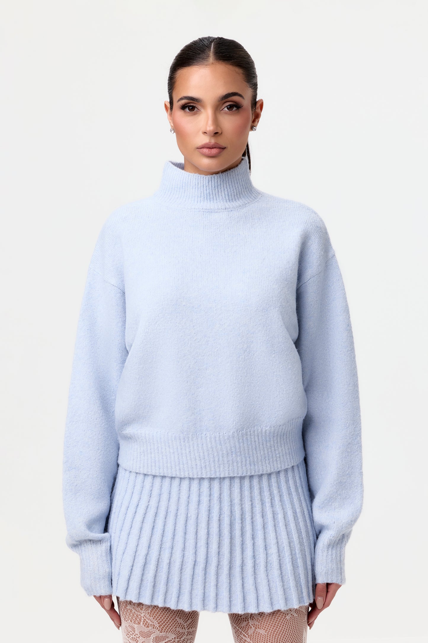 Knit Turtleneck Sweater