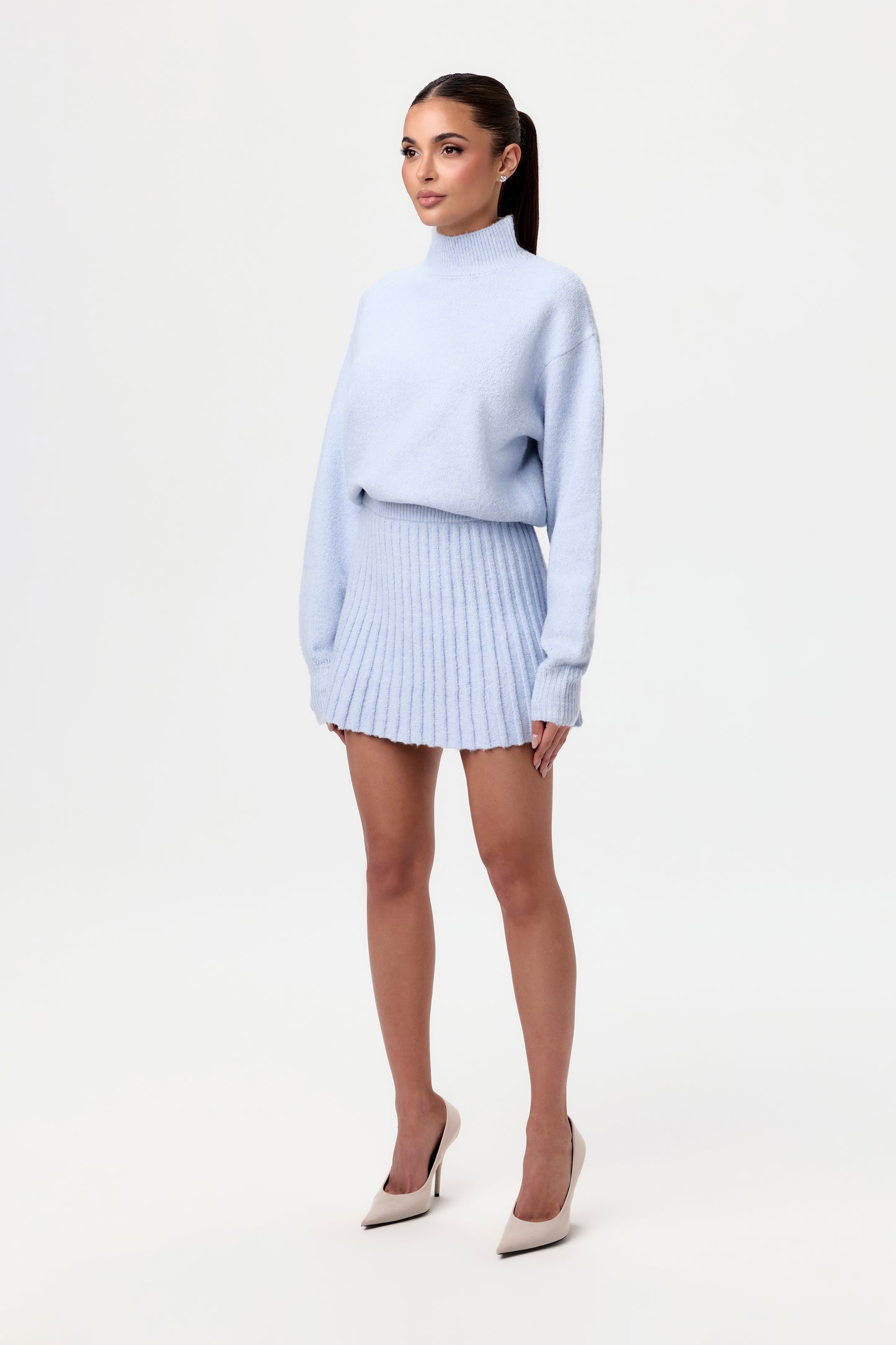 Knit Turtleneck Sweater