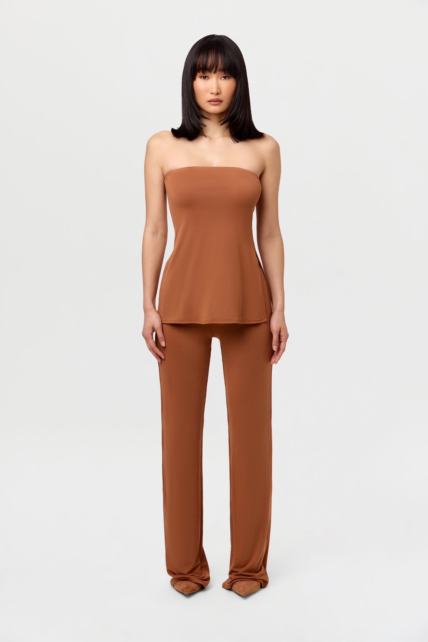 Modal Straight Leg Pant